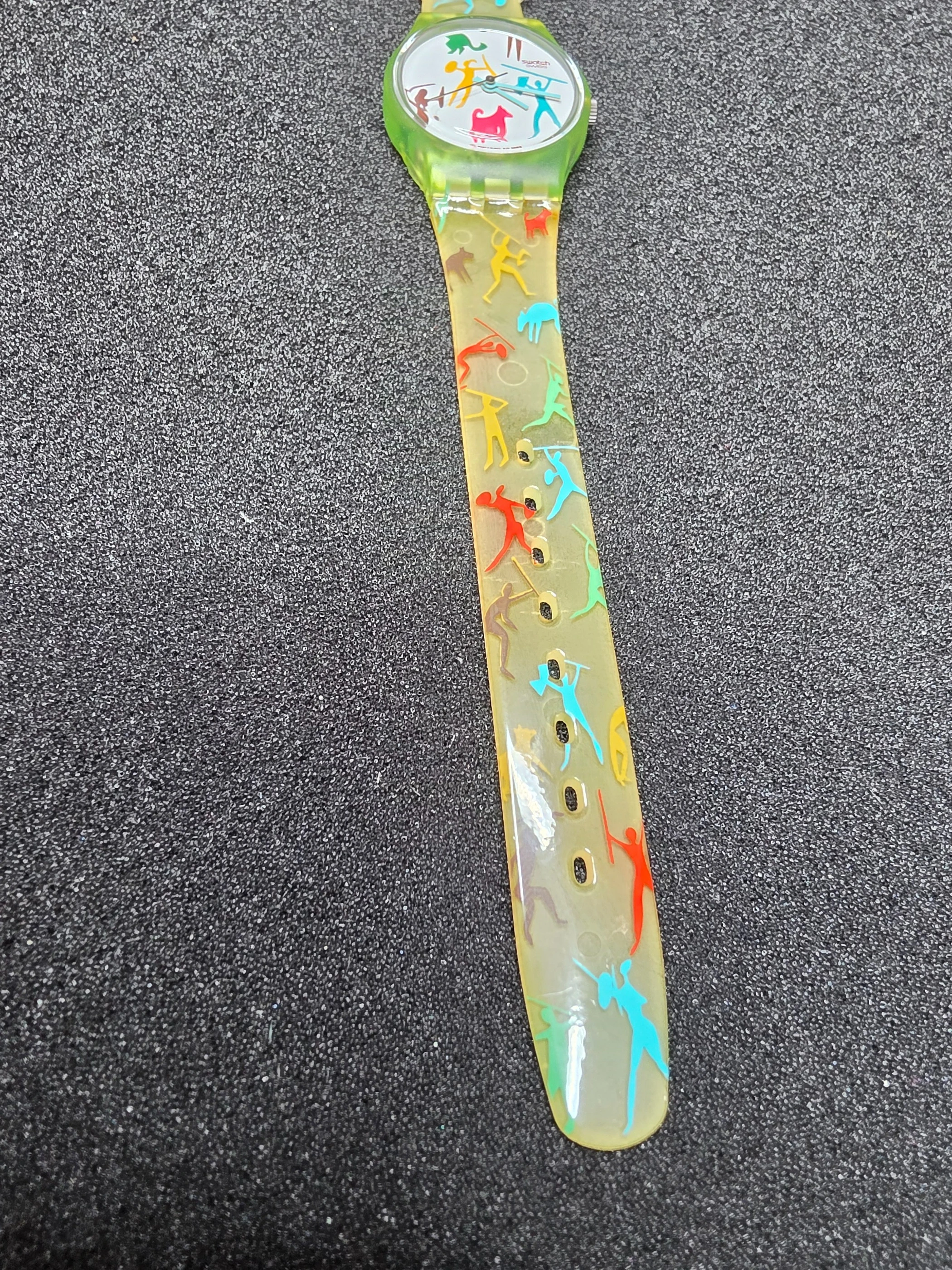 Swatch Lady Bongo LN110 – 1990 – Very Good – Unique Strap – view 8