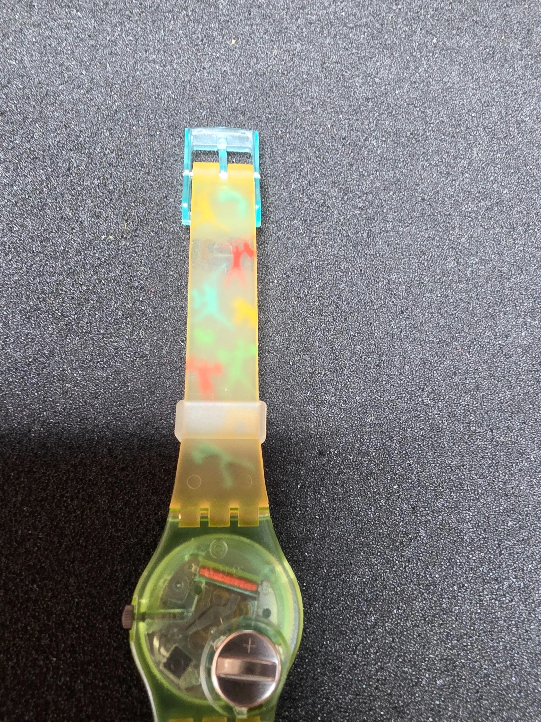 Swatch Lady Bongo LN110 – 1990 – Very Good – Unique Strap – view 11