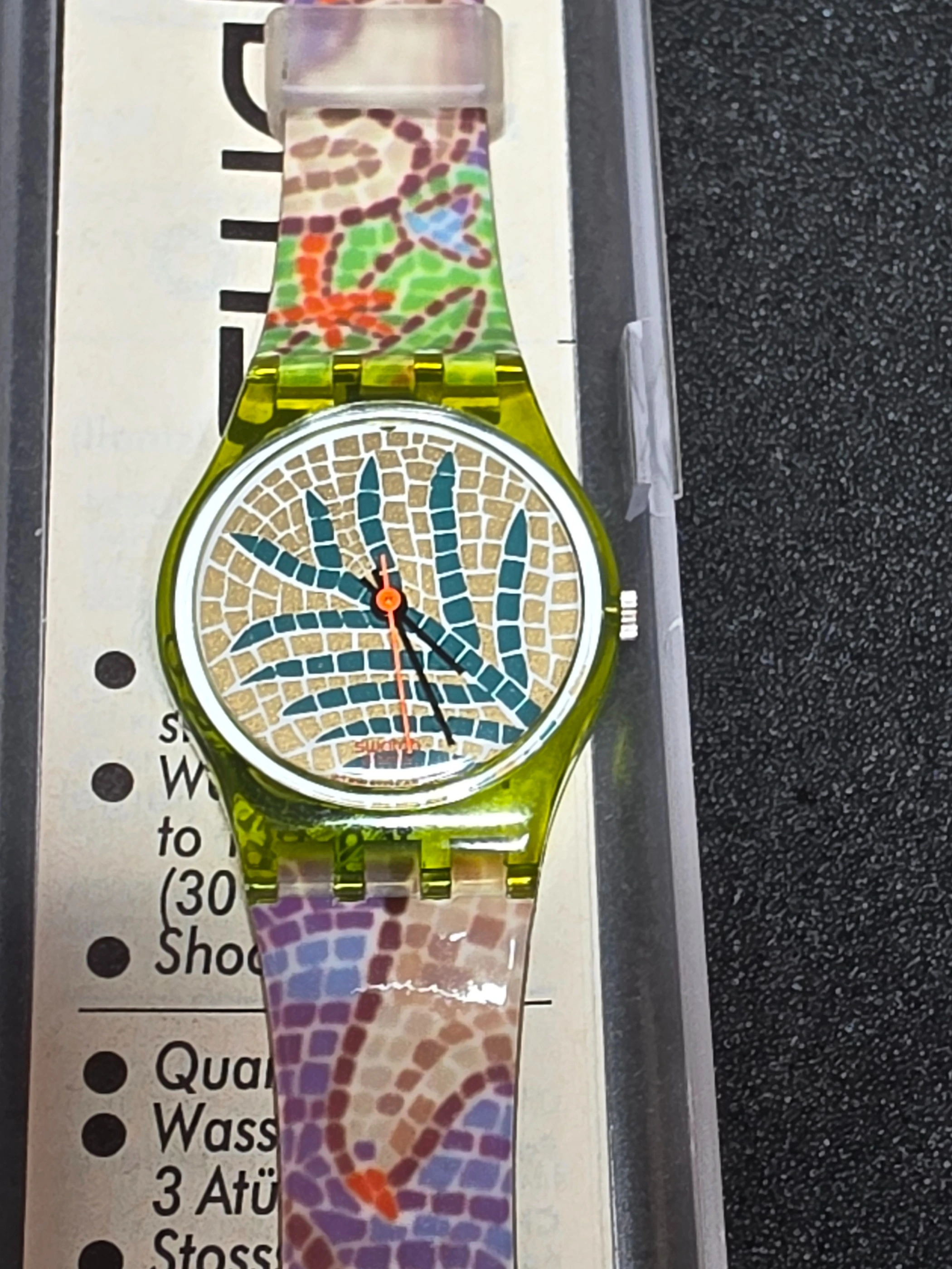 Swatch Lady Byzanthium LG106 – 1993 – Unworn – Mosaic Dial