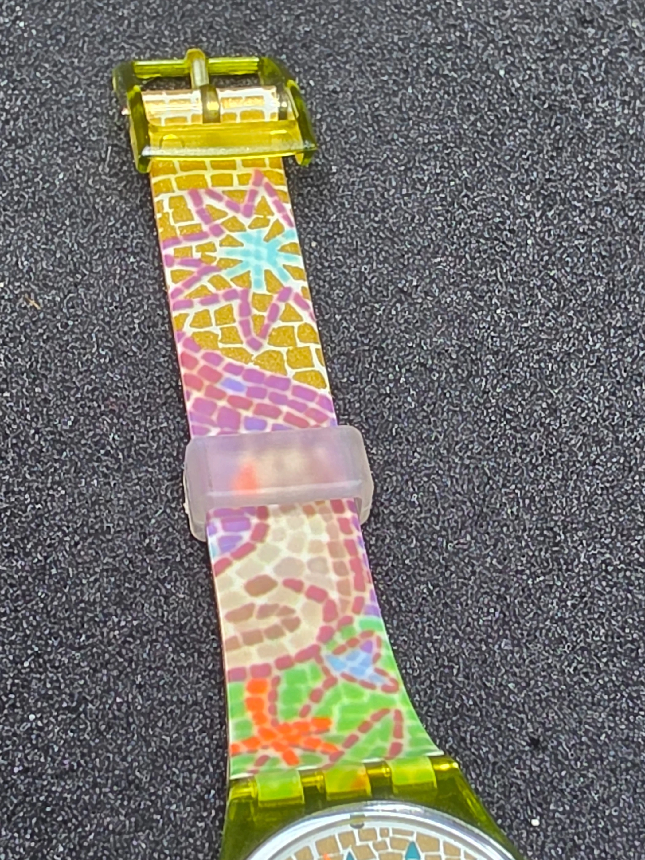Swatch Lady Byzanthium LG106 – 1993 – Unworn – Mosaic Dial – view 9