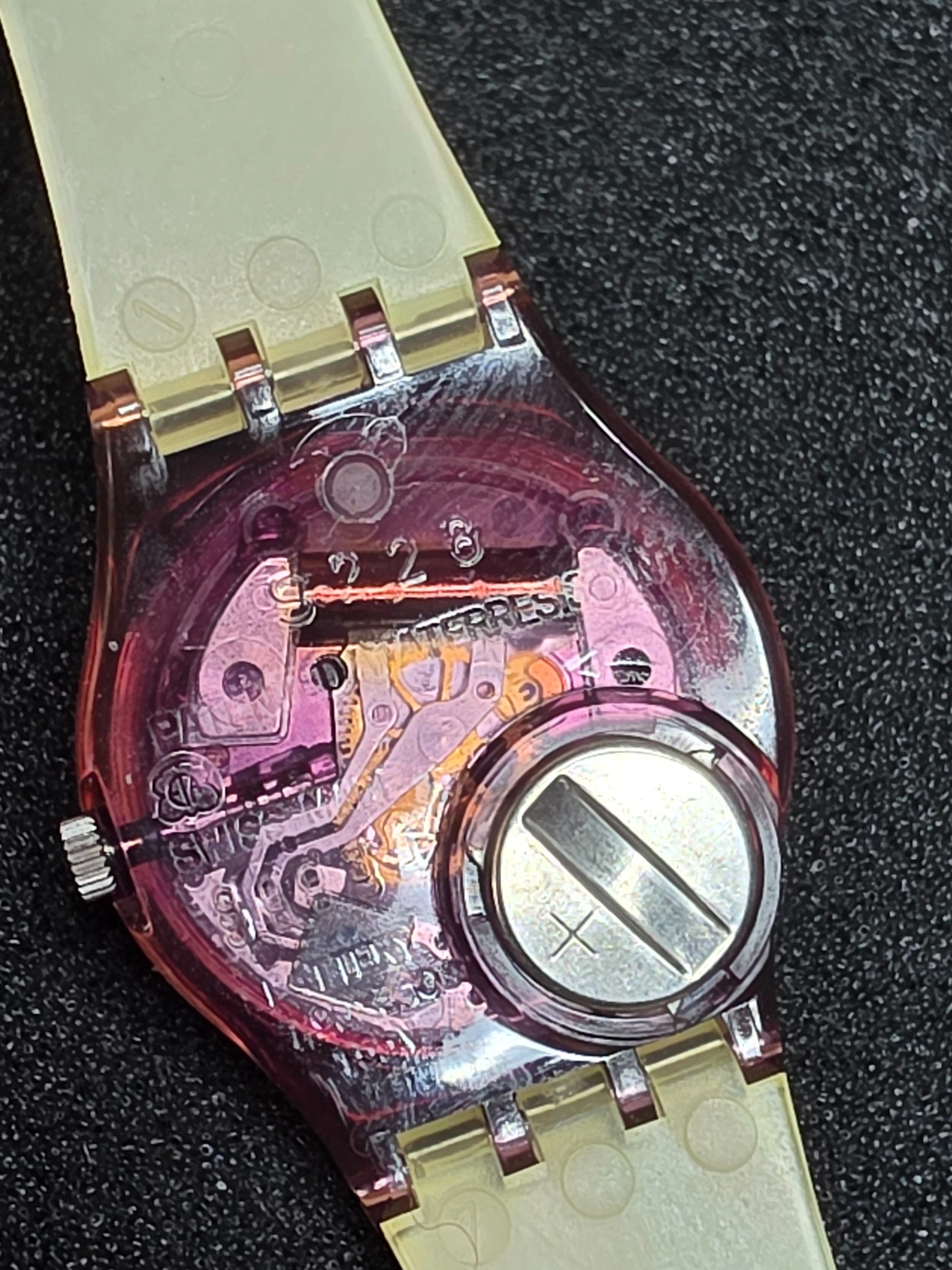 Swatch Lady Fleur de Lys LV102 – 1992 – NOS – Multicolor Dial – view 7