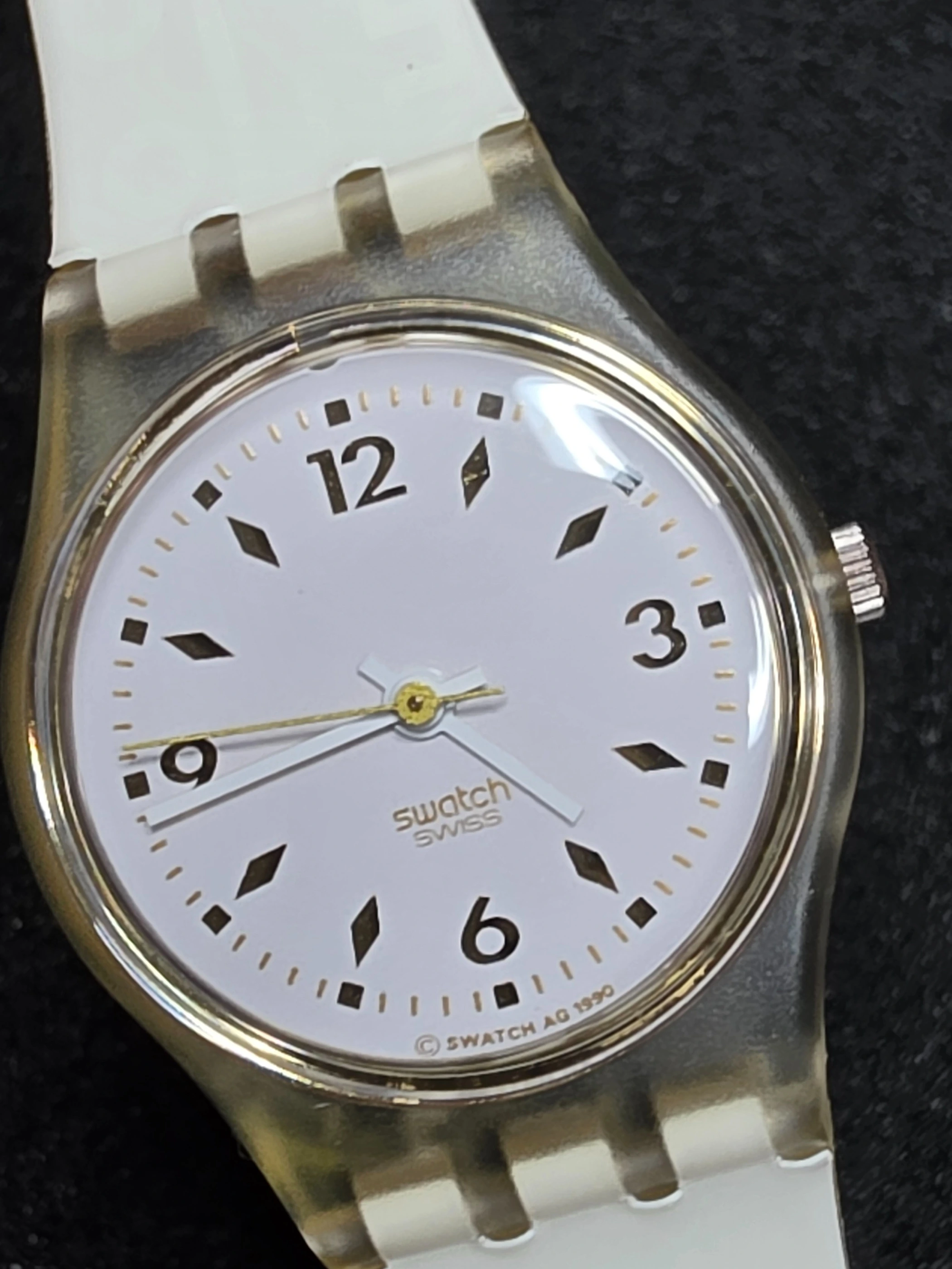 Swatch Lady Golden Bridge LK123 – 1991 – NOS – Gold Case – view 4
