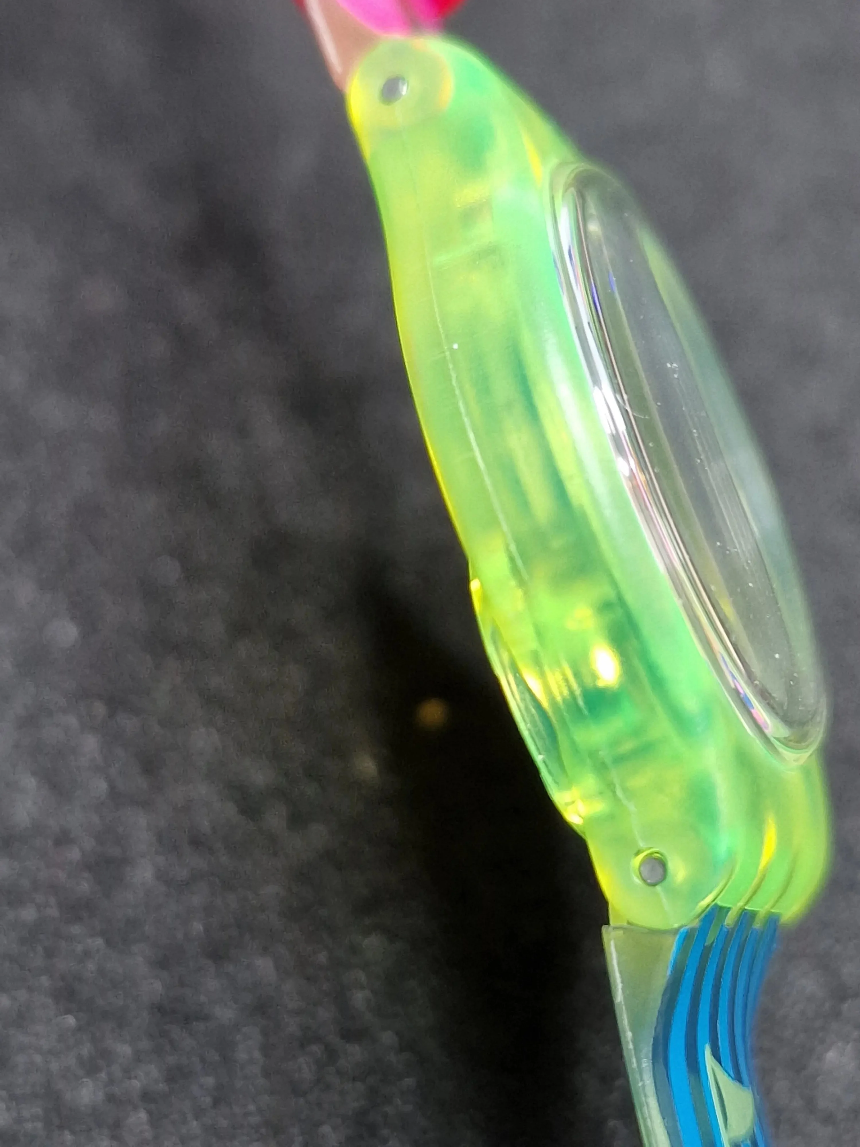 Swatch Lady LJ104 "Polar Ice" (1992) – Rare Vintage Glow Model 5