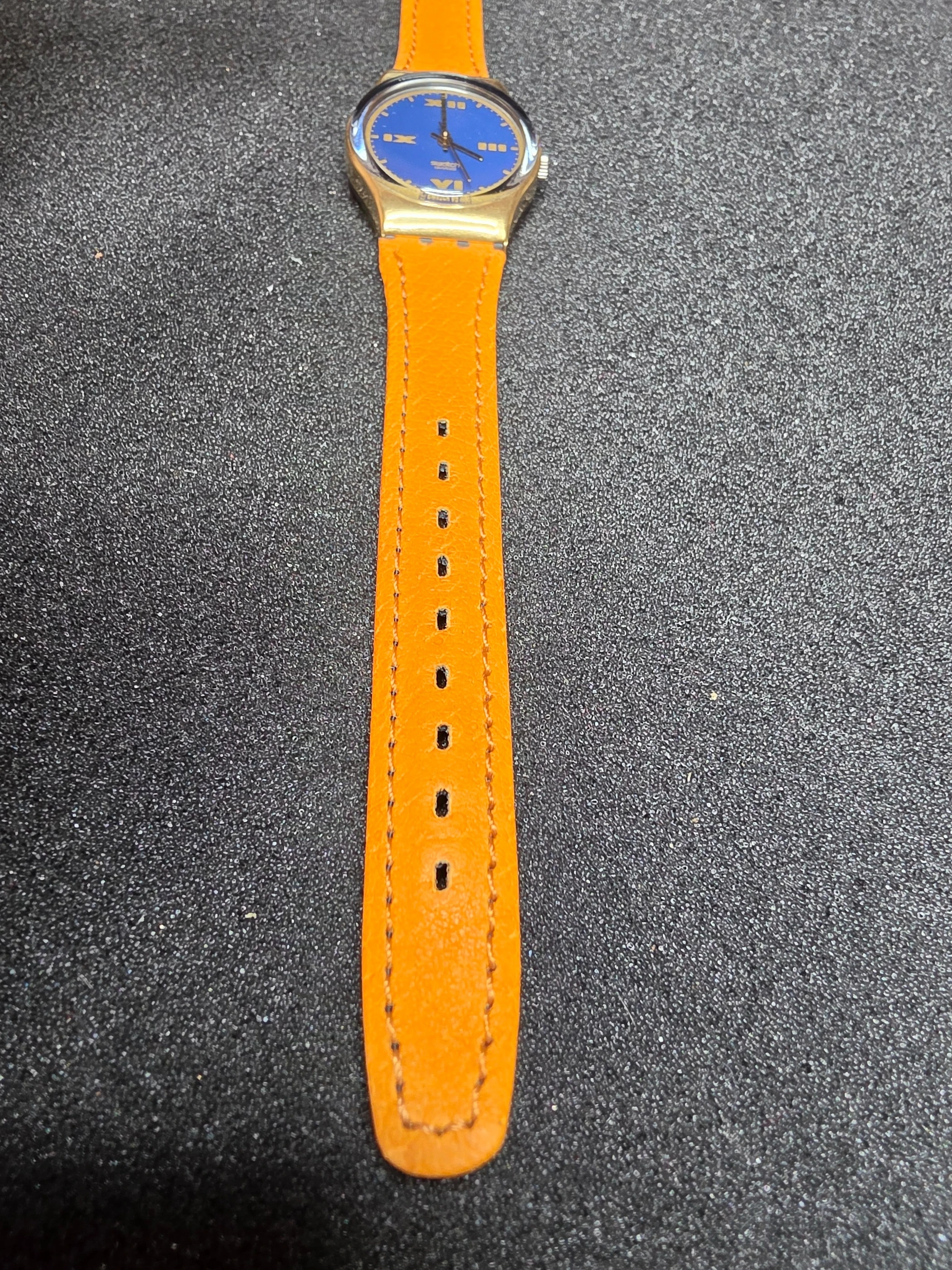 Swatch Lady LX104 – 1990 – NOS – Blue Dial – view 8
