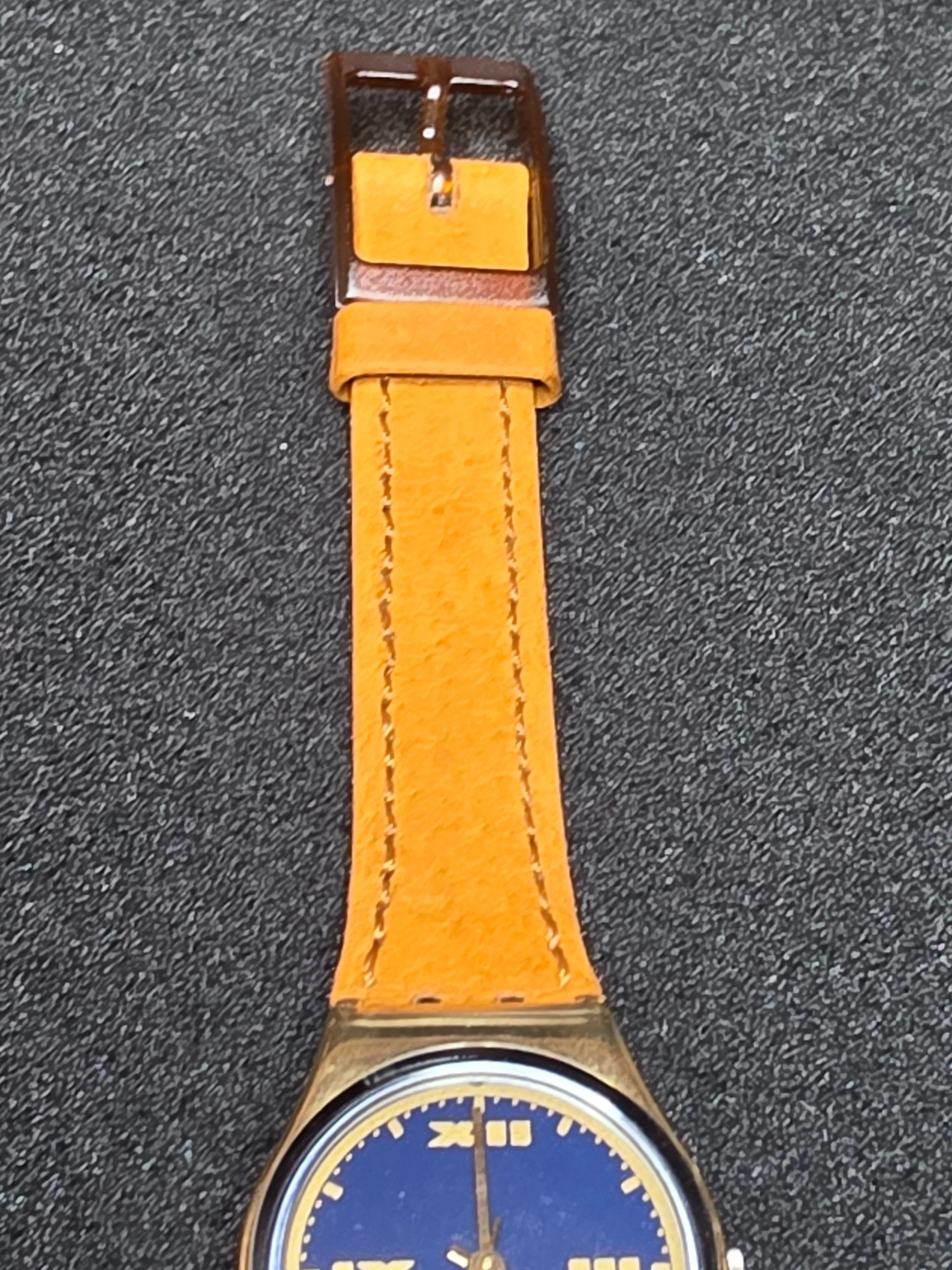 Swatch Lady LX104 – 1990 – NOS – Blue Dial – view 9