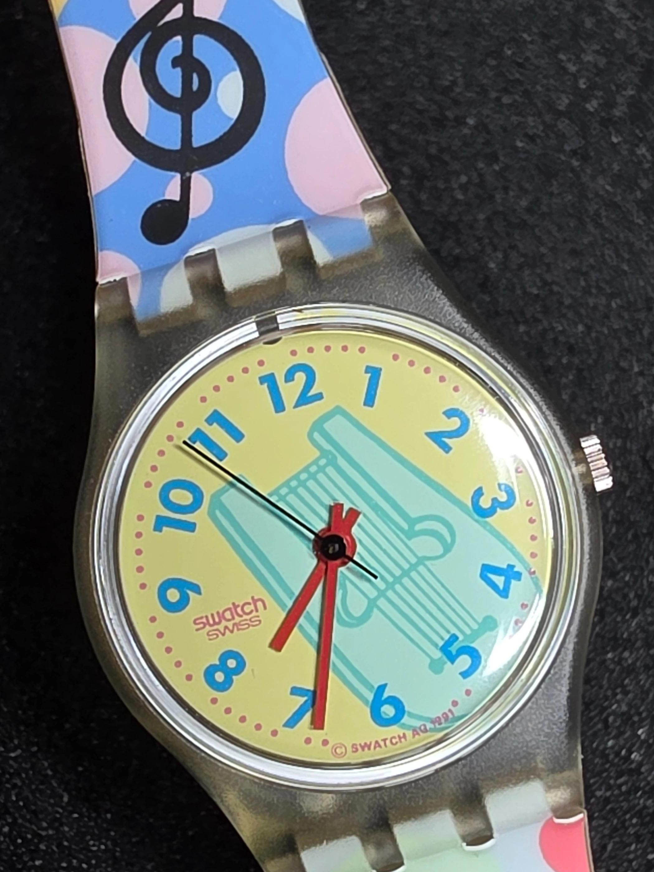 Swatch Lady Picolo LK132 – 1992 – Unworn – Multicolor Dial – view 7