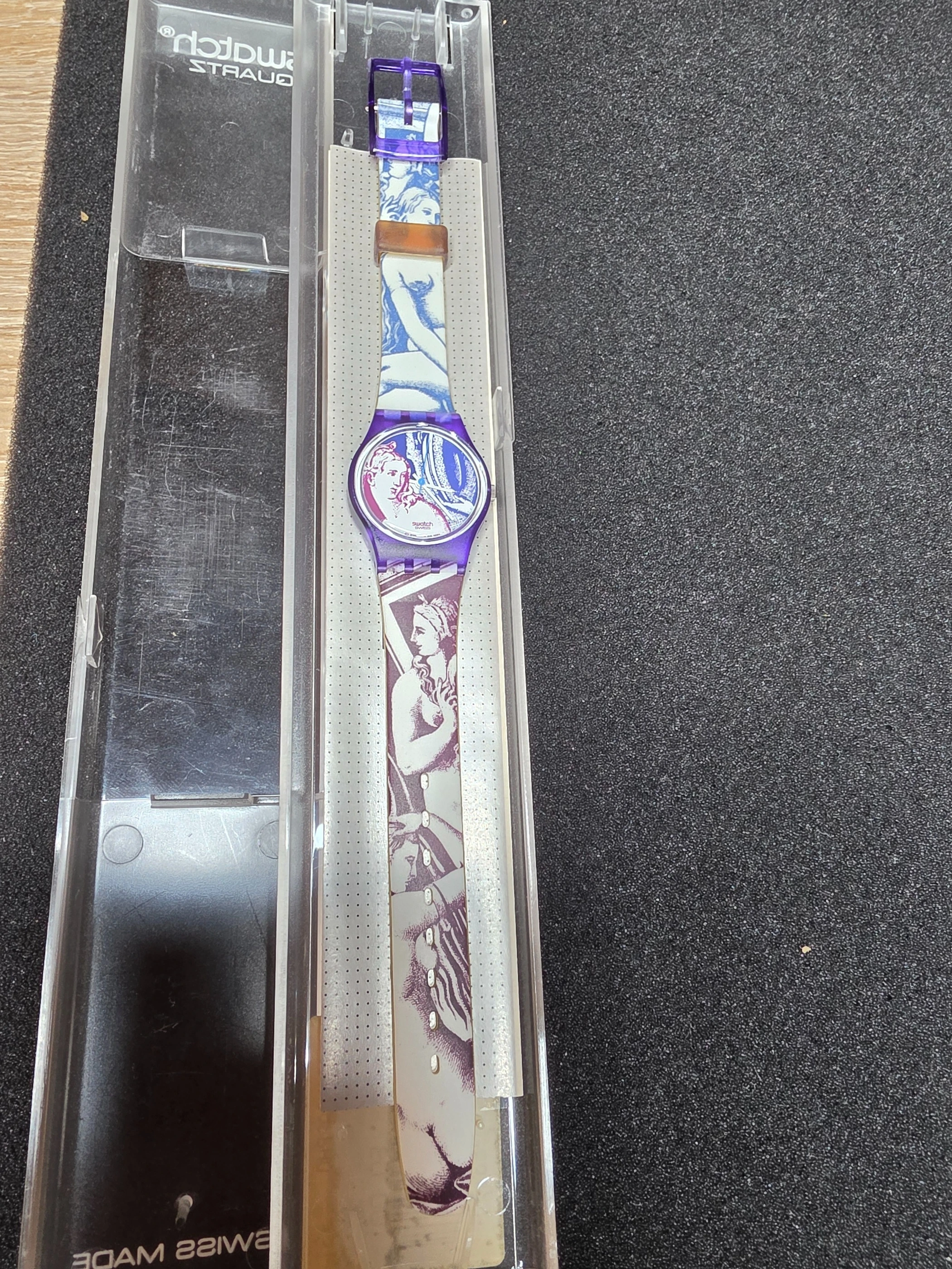 Swatch Lady Sappho LV101 – 1990 – NOS – Artistic Design – view 2