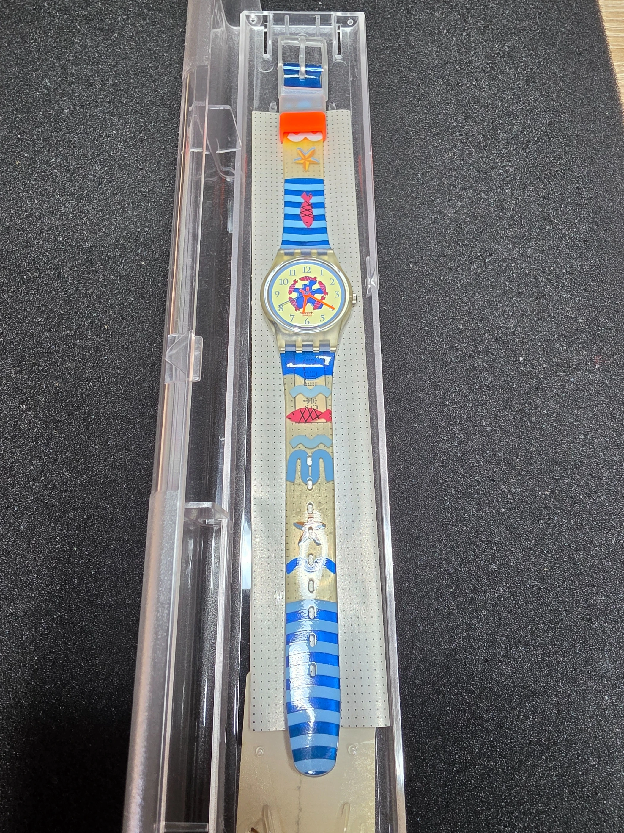 Swatch Lady Xloud LK134 – 1992 – NOS – Multicolor Dial – view 3