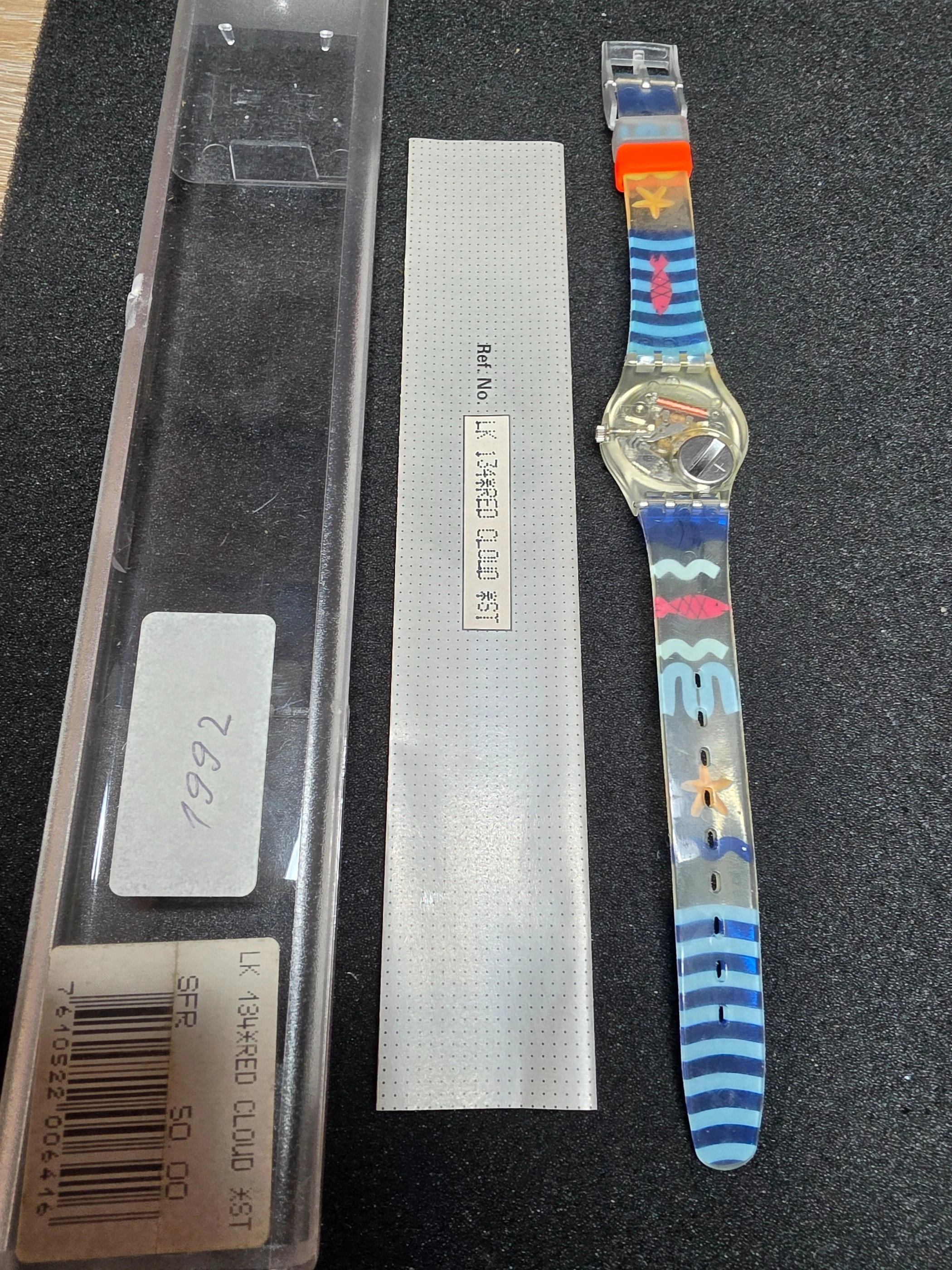 Swatch Lady Xloud LK134 – 1992 – NOS – Multicolor Dial – view 4