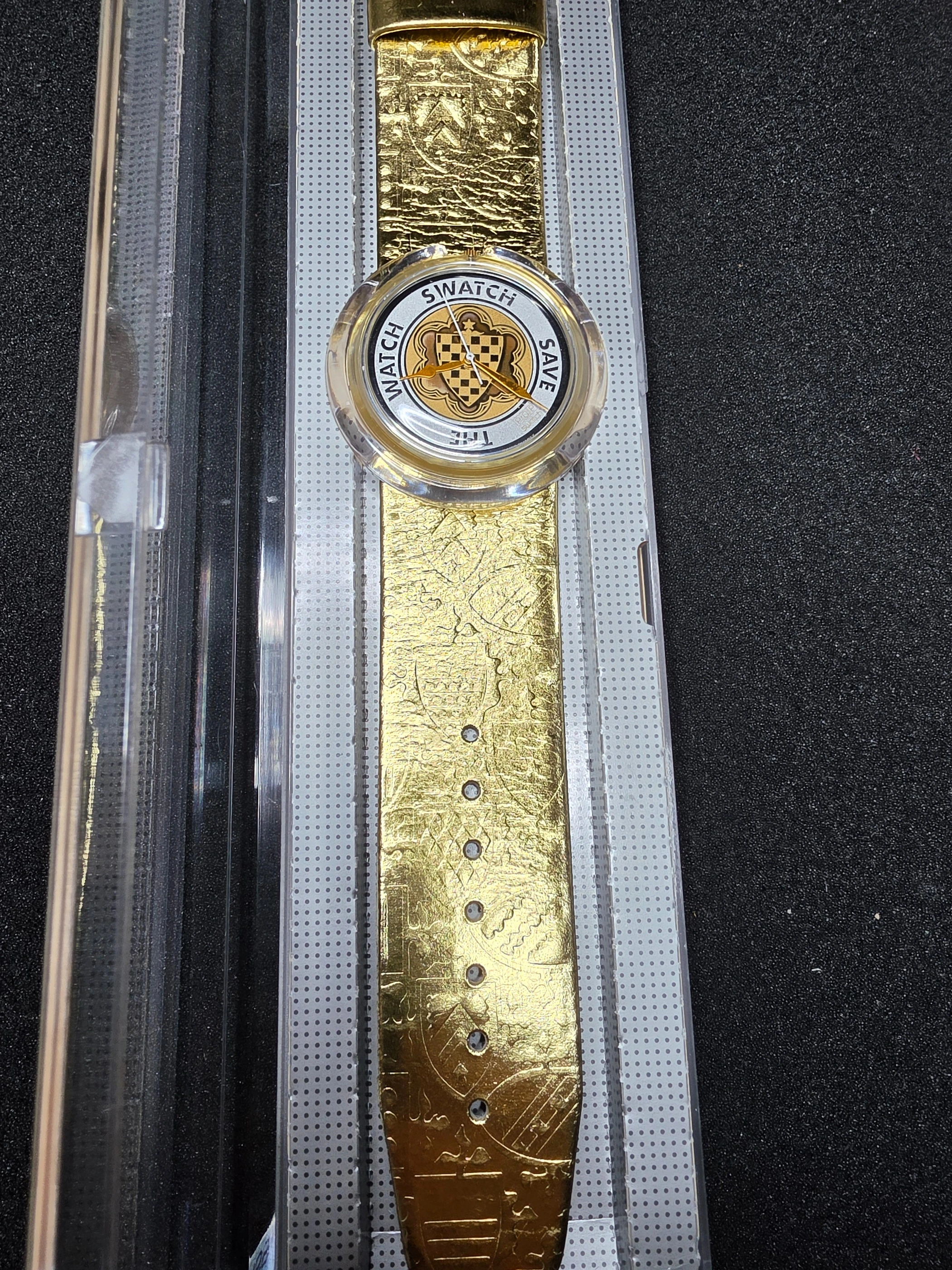 Swatch Pop Guinevere PWKQ69 – 1991 – NOS – Unique Design – view 2