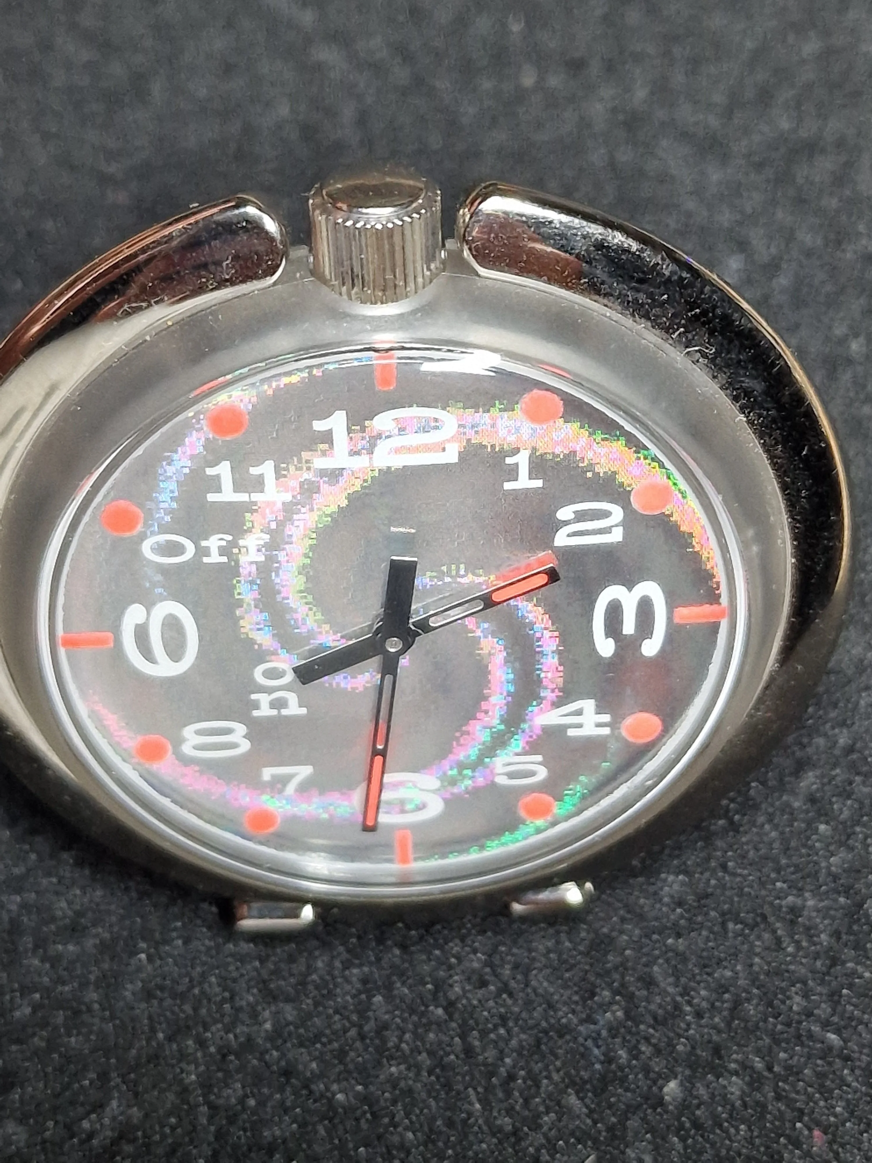 Swatch POP Musical PUK101 "Light Spyral" (1997) – Holographic Spiral Design ✨ 9