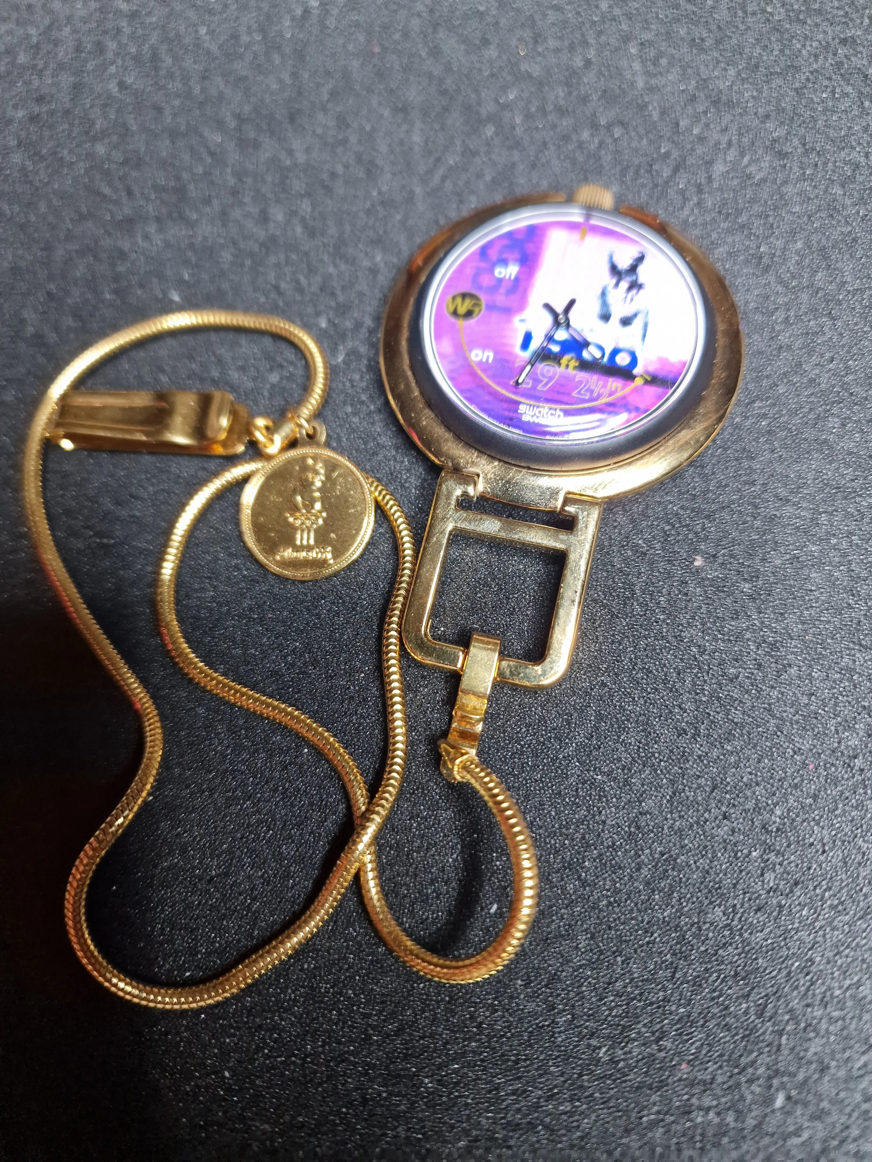 Swatch POP Musically Puz100 "Bob Beamon – World Record" (1996) – Atlanta Olympics Edition 2