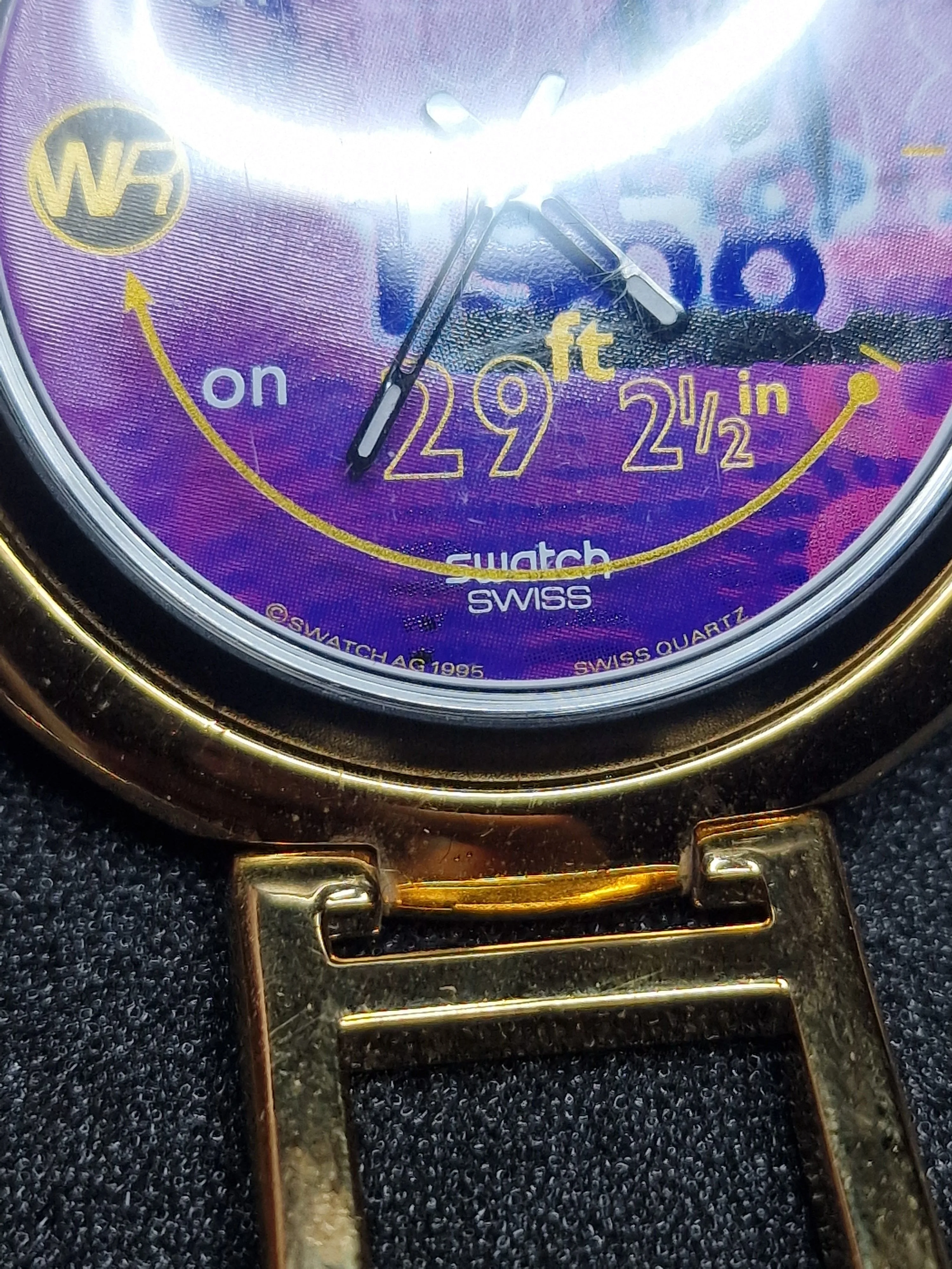 Swatch POP Musically Puz100 "Bob Beamon – World Record" (1996) – Atlanta Olympics Edition 6