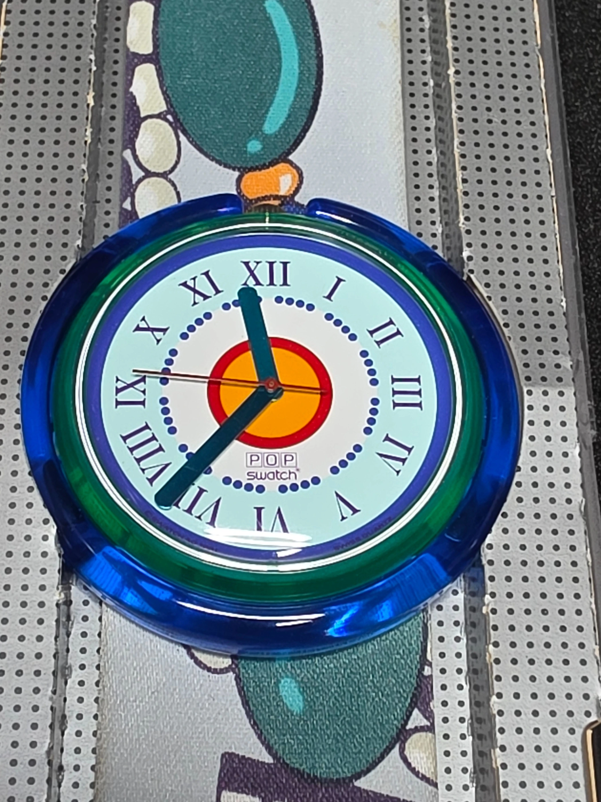 Swatch Pop Perles de Folie PWG100 – 1991 – NOS – Unique Design
