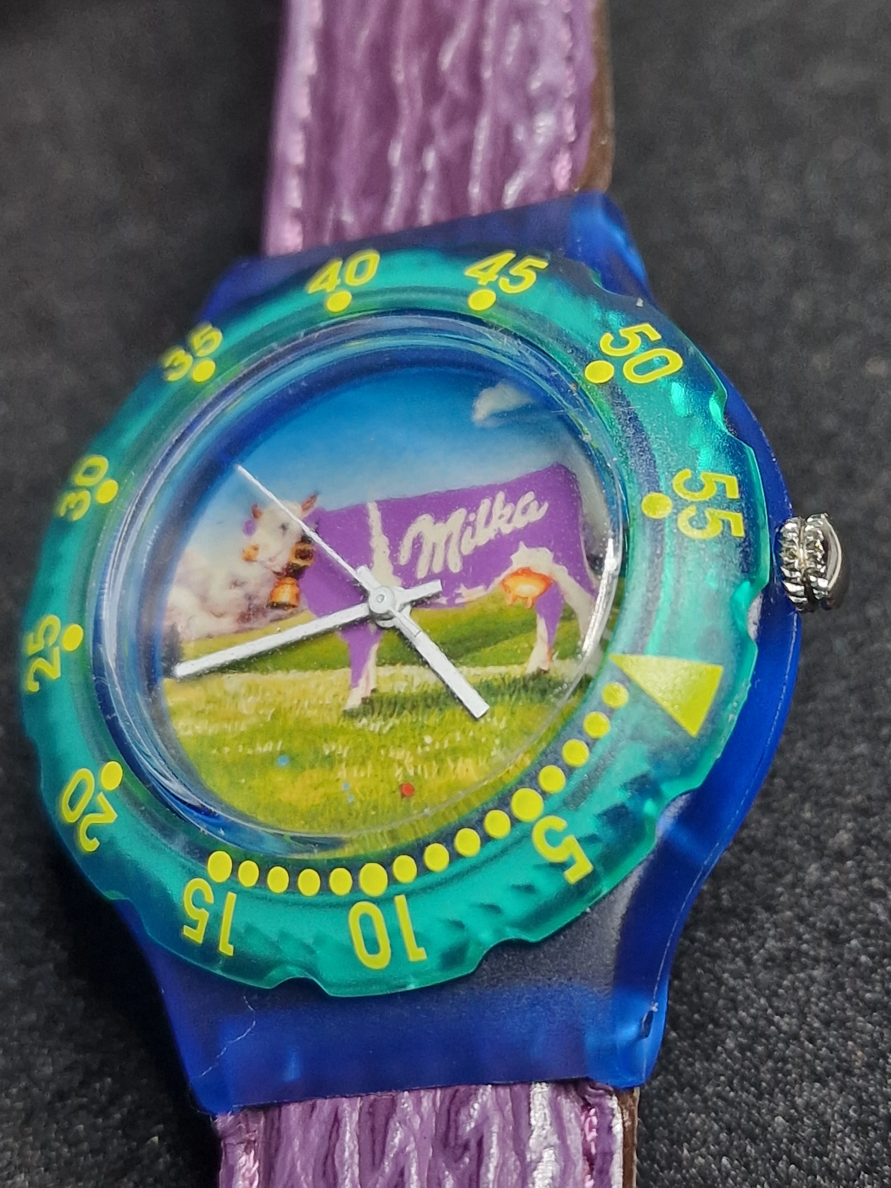 Milka Promotional Watch – Swiss Made, Rare Collector's Piece 9