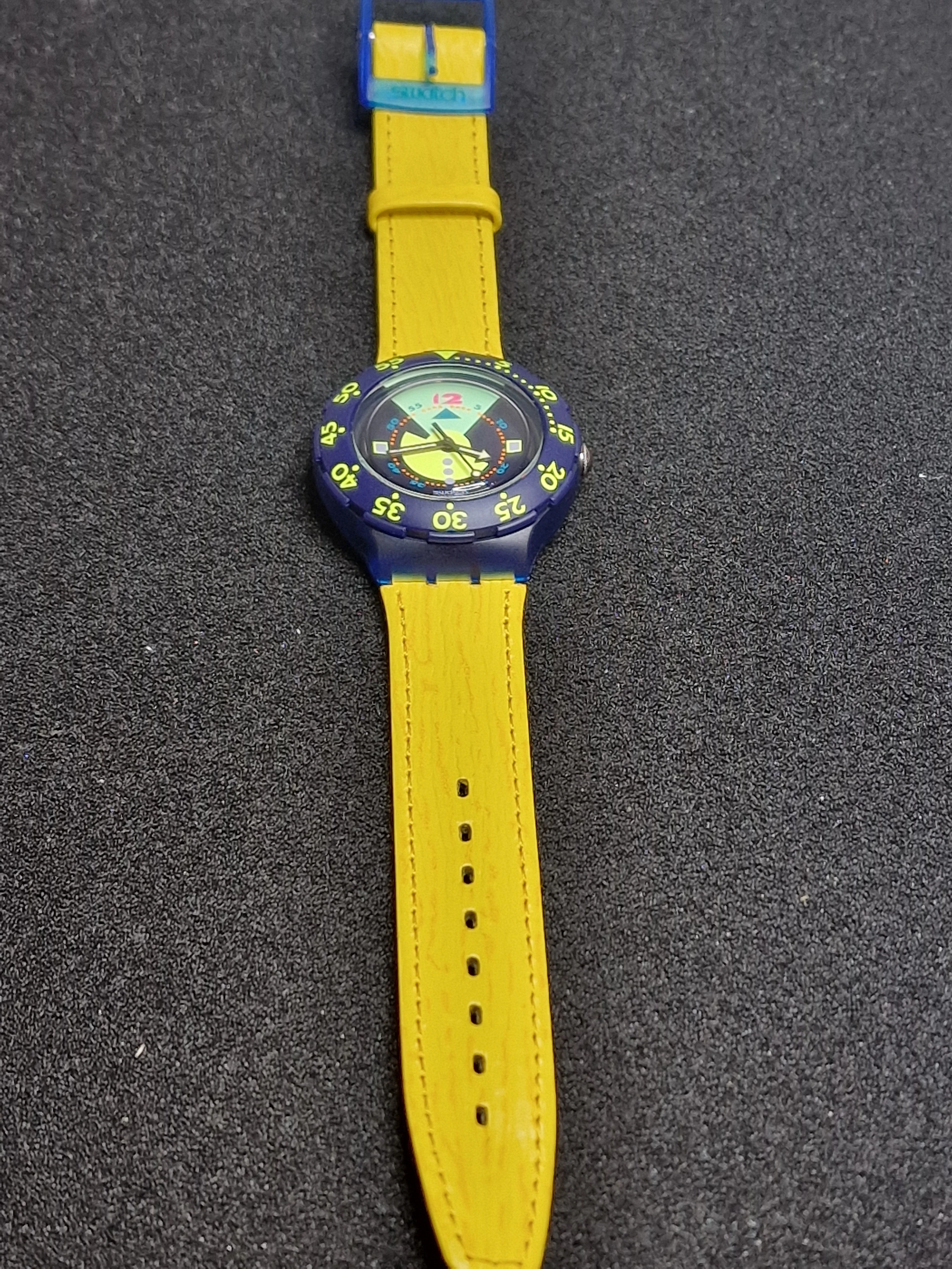 Swatch Scuba 200 SDN102 “Divine” – Rare 90s Diver Watch - 8