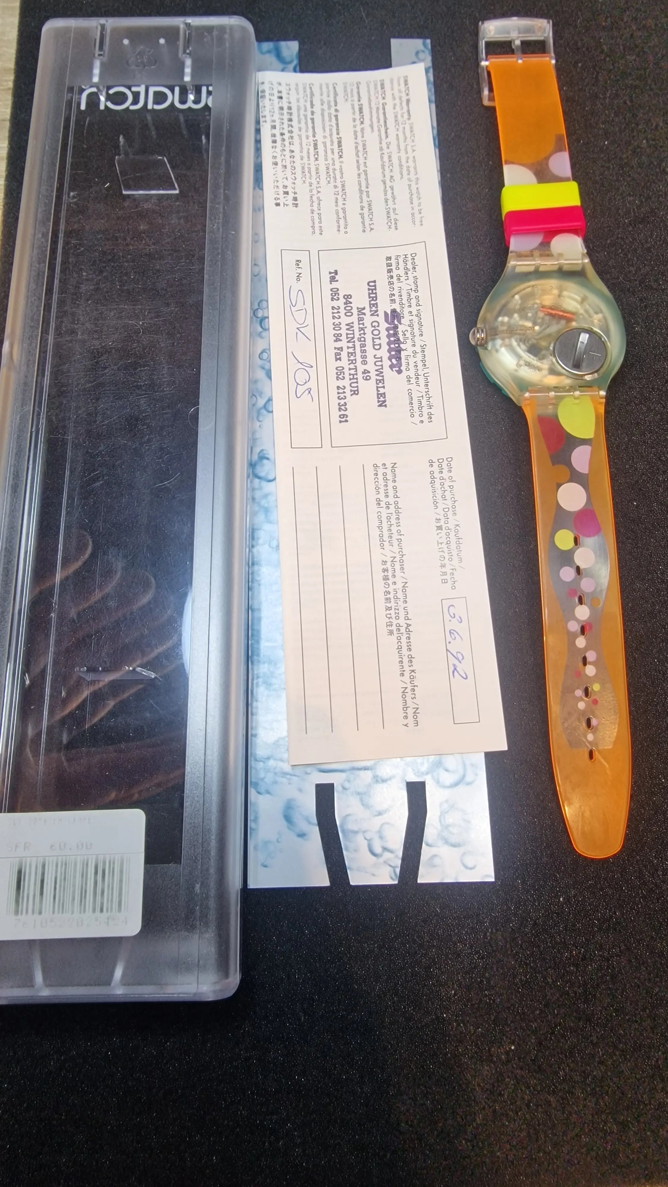 Swatch Scuba 200 “Sea Grapes” SDK105 (1992) 3