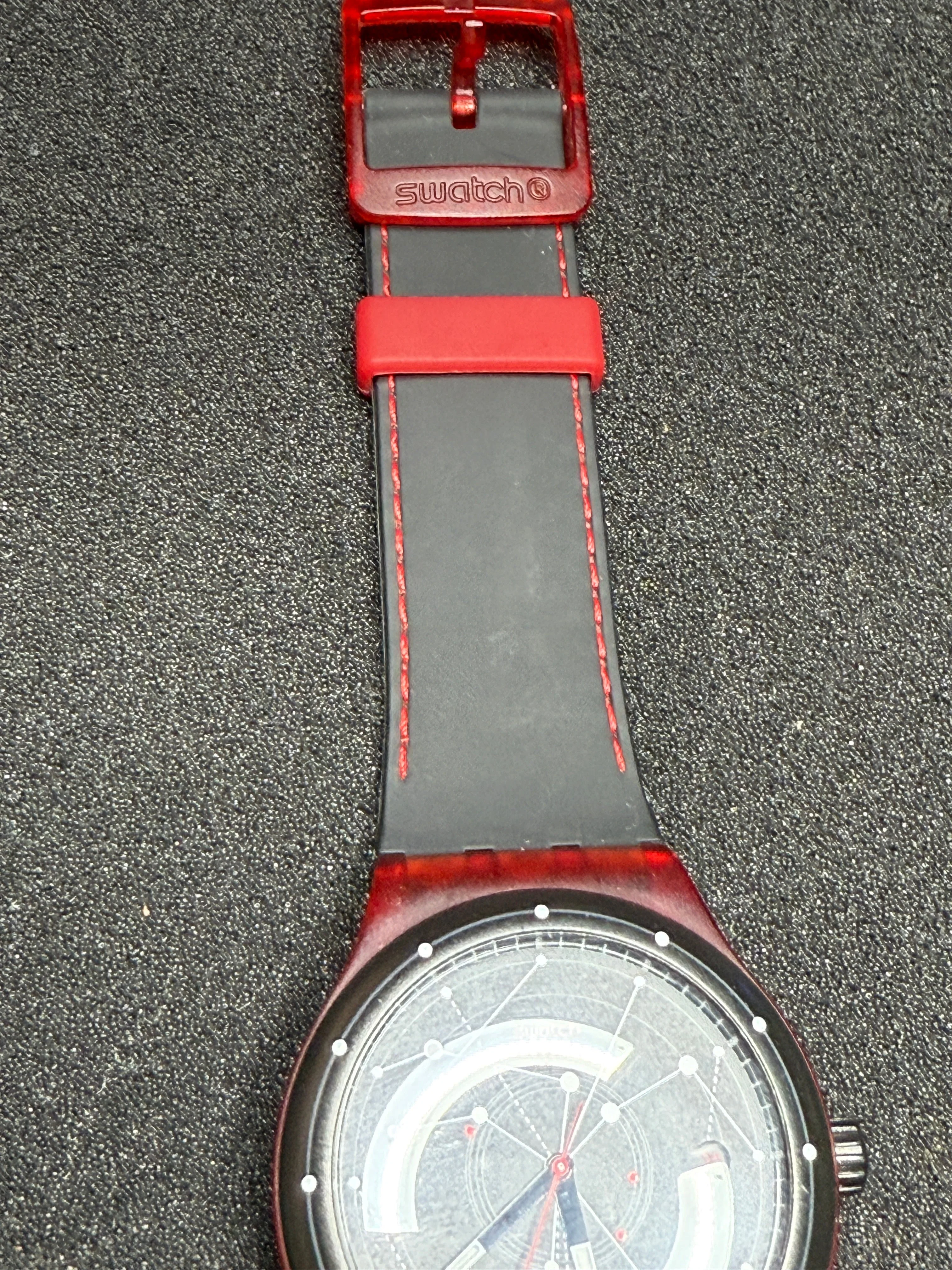 Swatch Sistem51 Automatic SUTR400 “Red” 42mm (Date) ⌚ 10