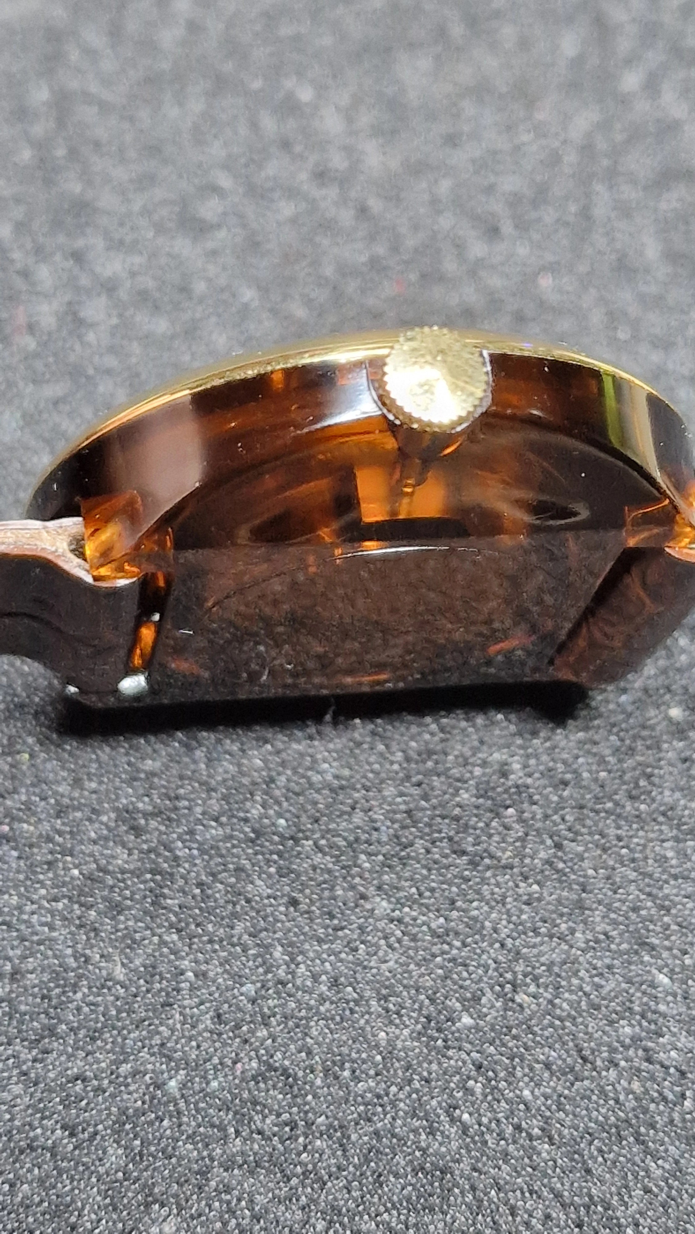TERIAN – Swiss Made – NOS – ILONA LTD Acrylic Case – 1970s/80s – Mechanical 11
