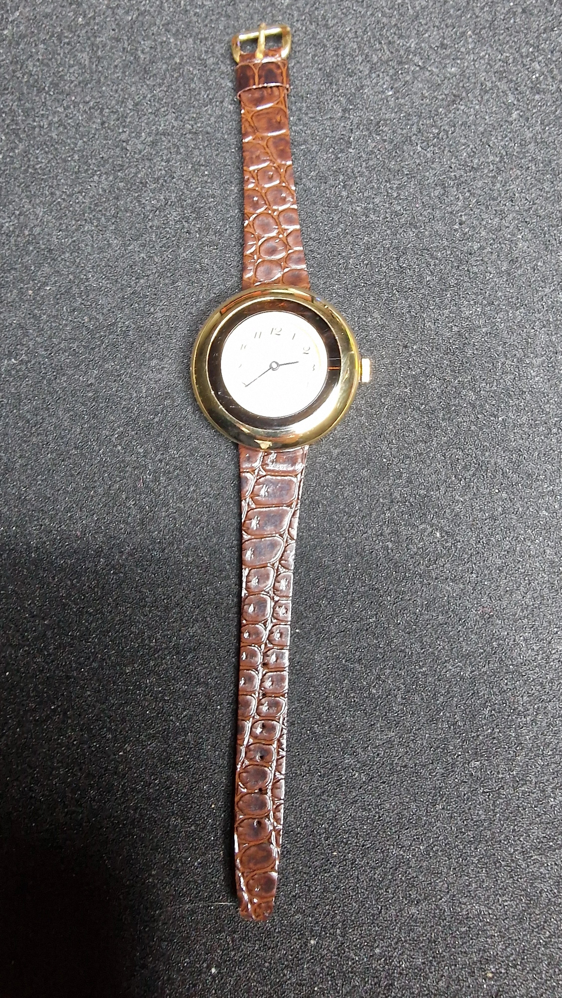 TERIAN – Swiss Made – NOS – ILONA LTD Acrylic Case – 1970s/80s – Mechanical 13