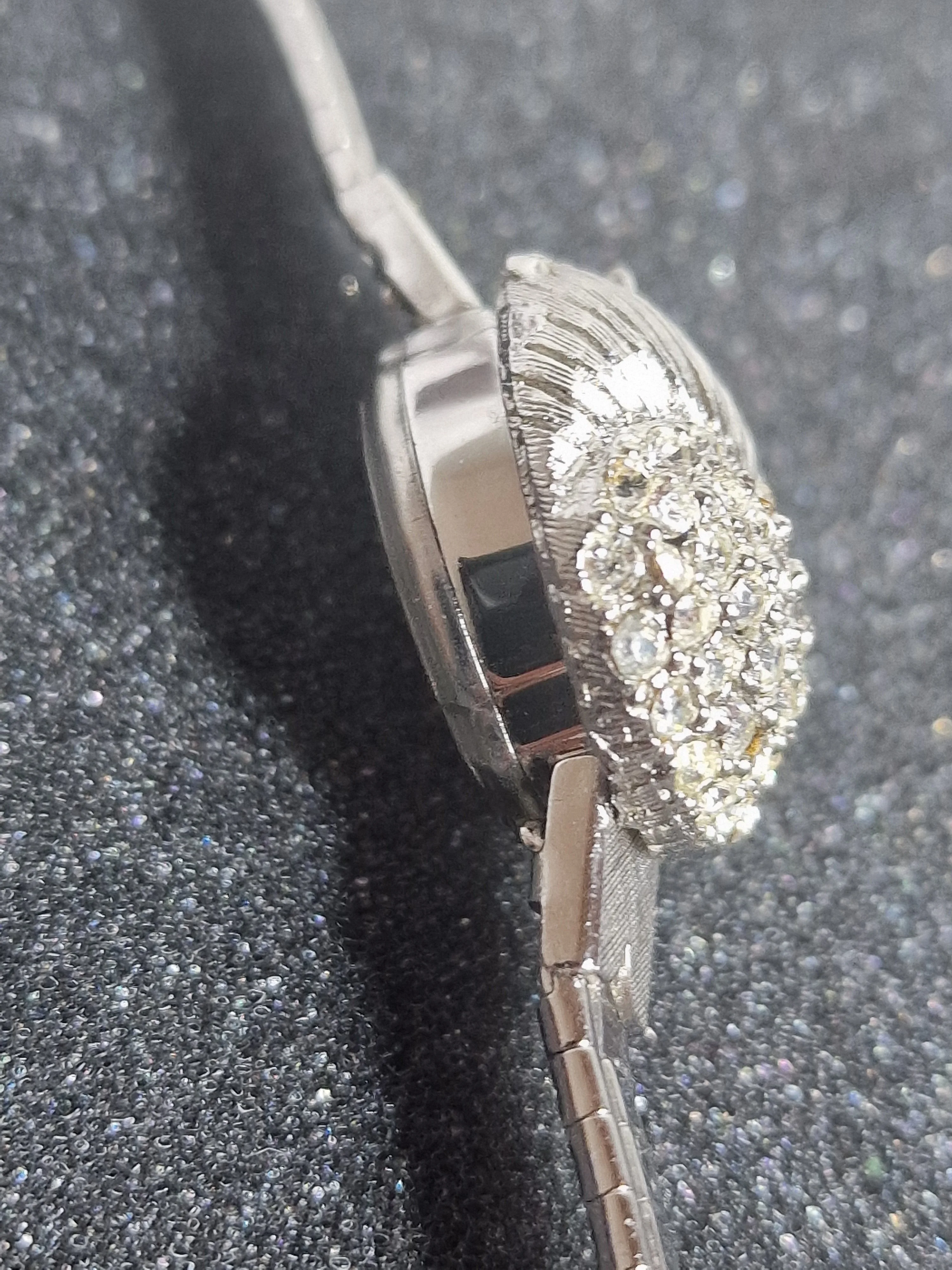 Unworn Vintage Ladies' Jewelry Watch "F.H.B." – Swiss Made, Hand-Wound, Late 1960s 4