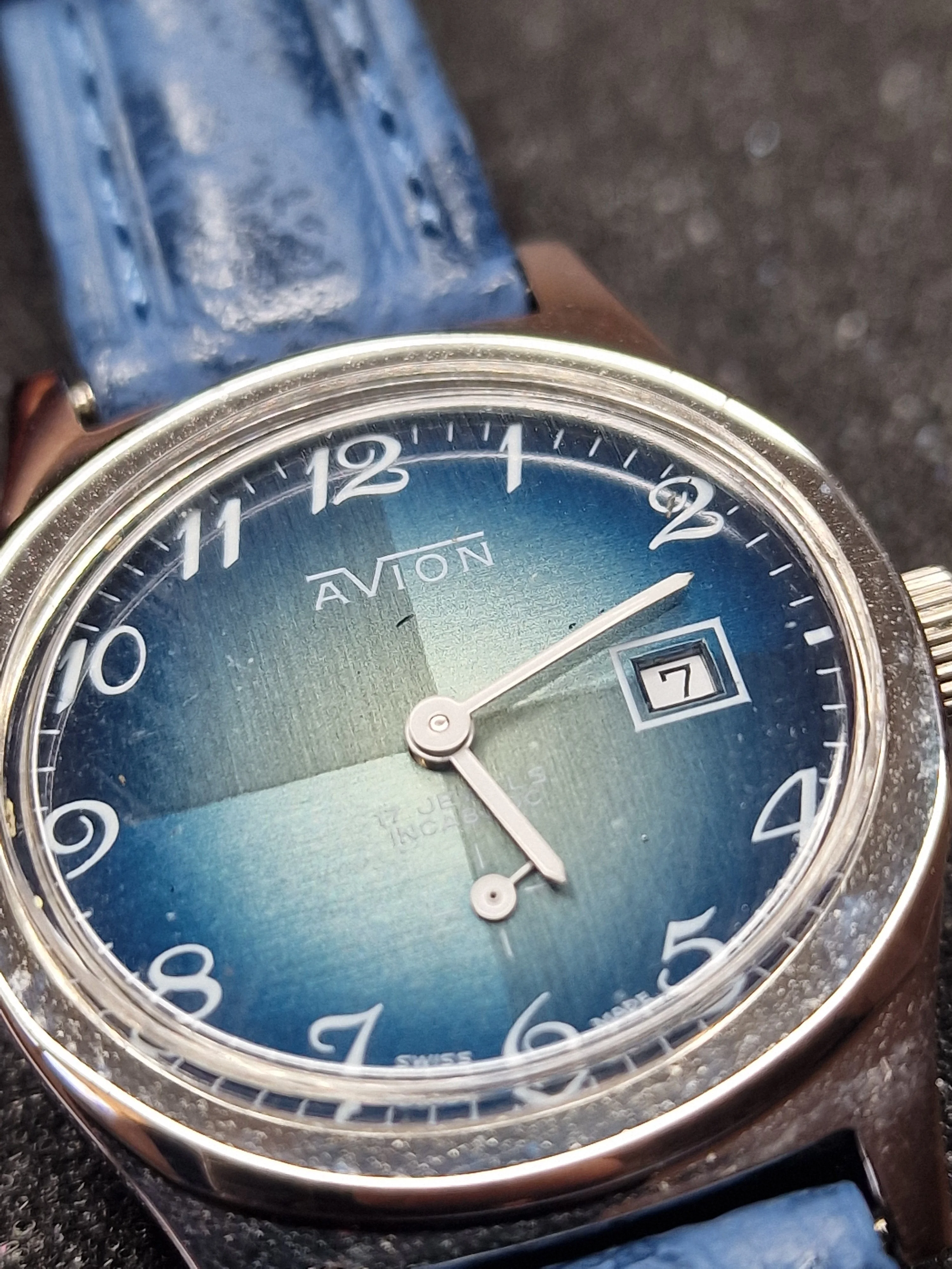 Unworn Vintage Ladies' Watch "AVION" – 1970s, Swiss Made & Ultra Flat 7