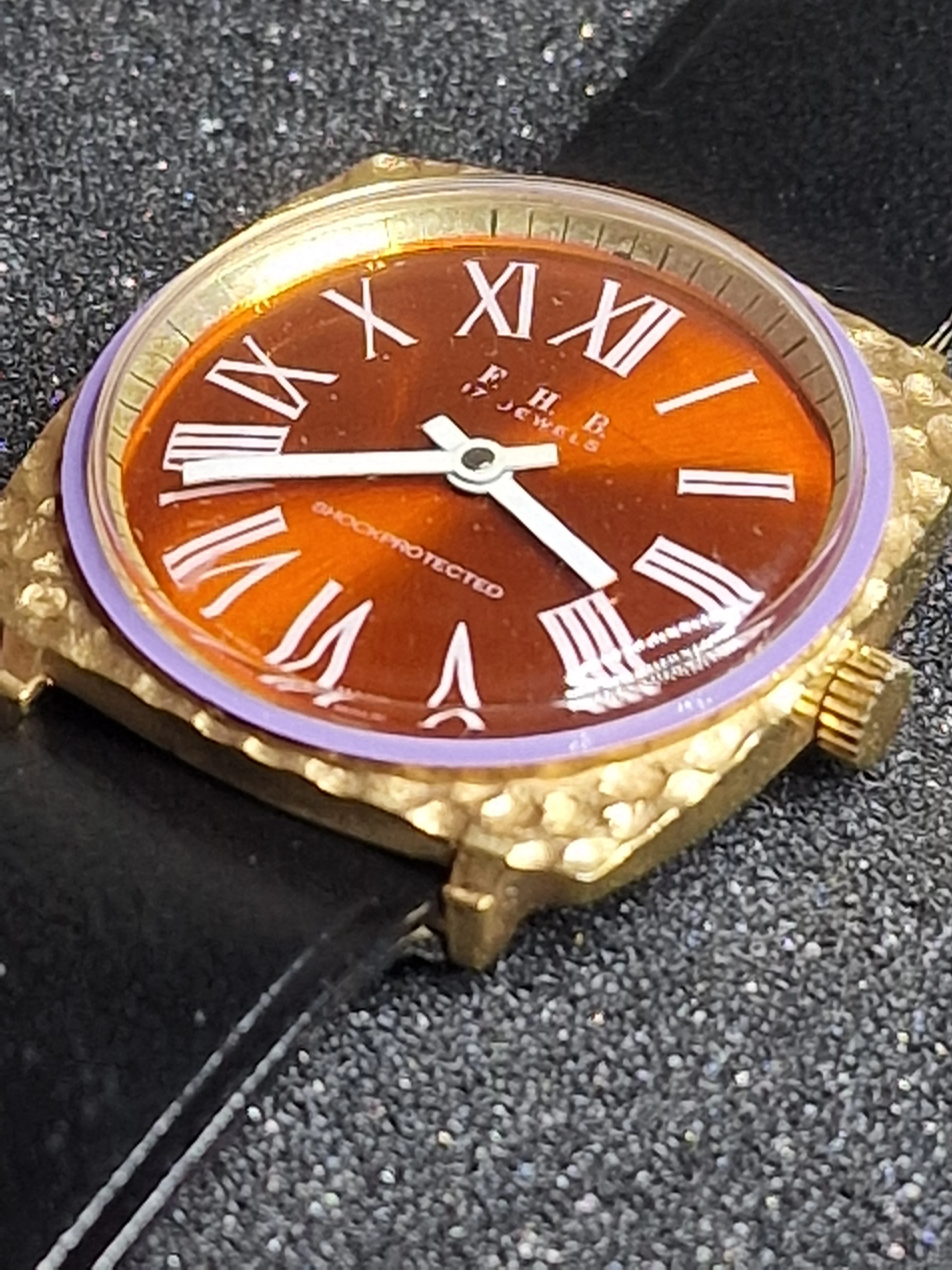 Unworn Vintage Ladies' Watch "F.H.B." – Swiss Made, Hand-Wound, 1970s, Rare Piece 3