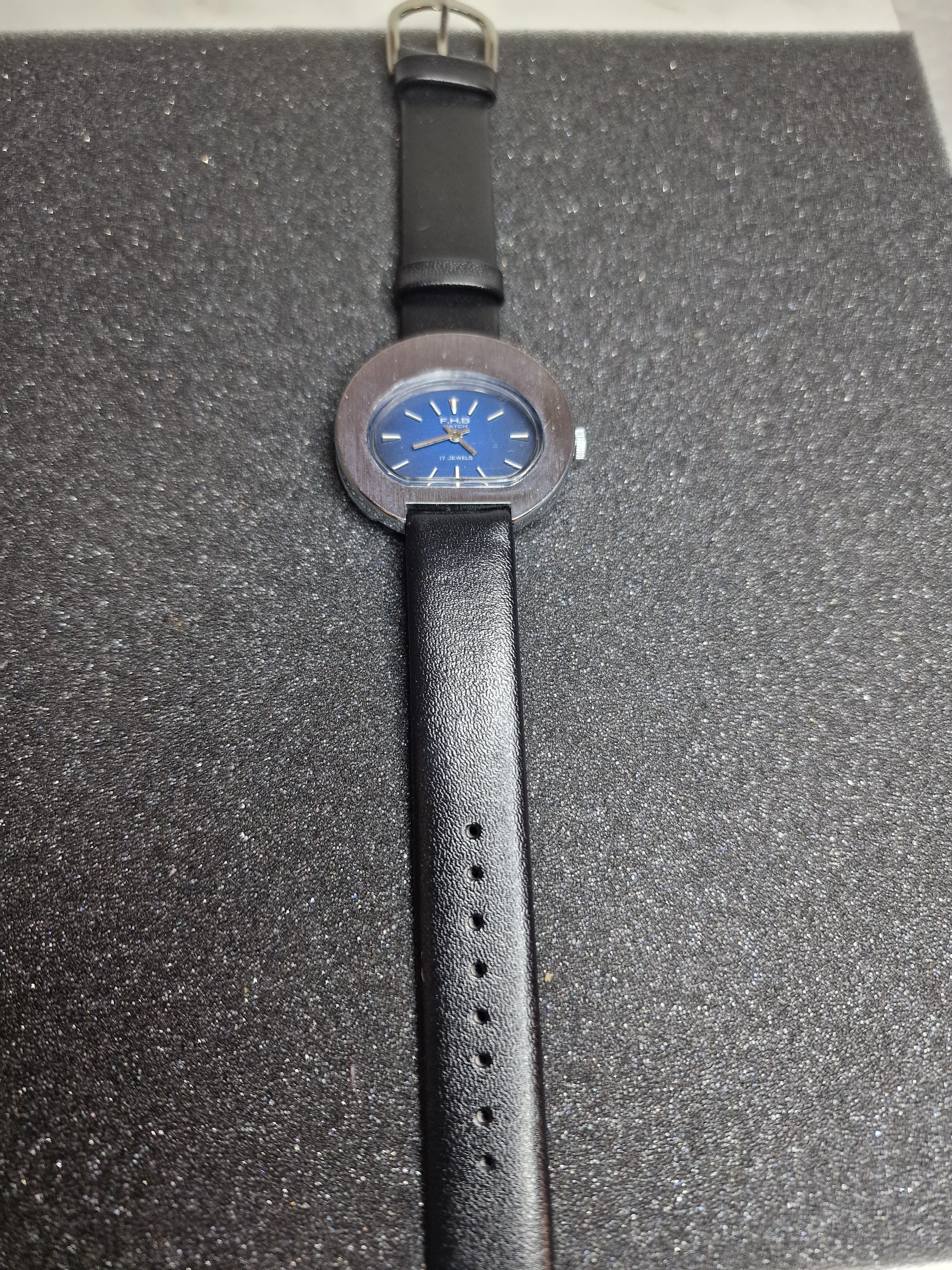 Unworn Vintage Ladies' Watch "F.H.B." – Swiss Made, Hand-Wound, 70s/80s, Steel Case 3