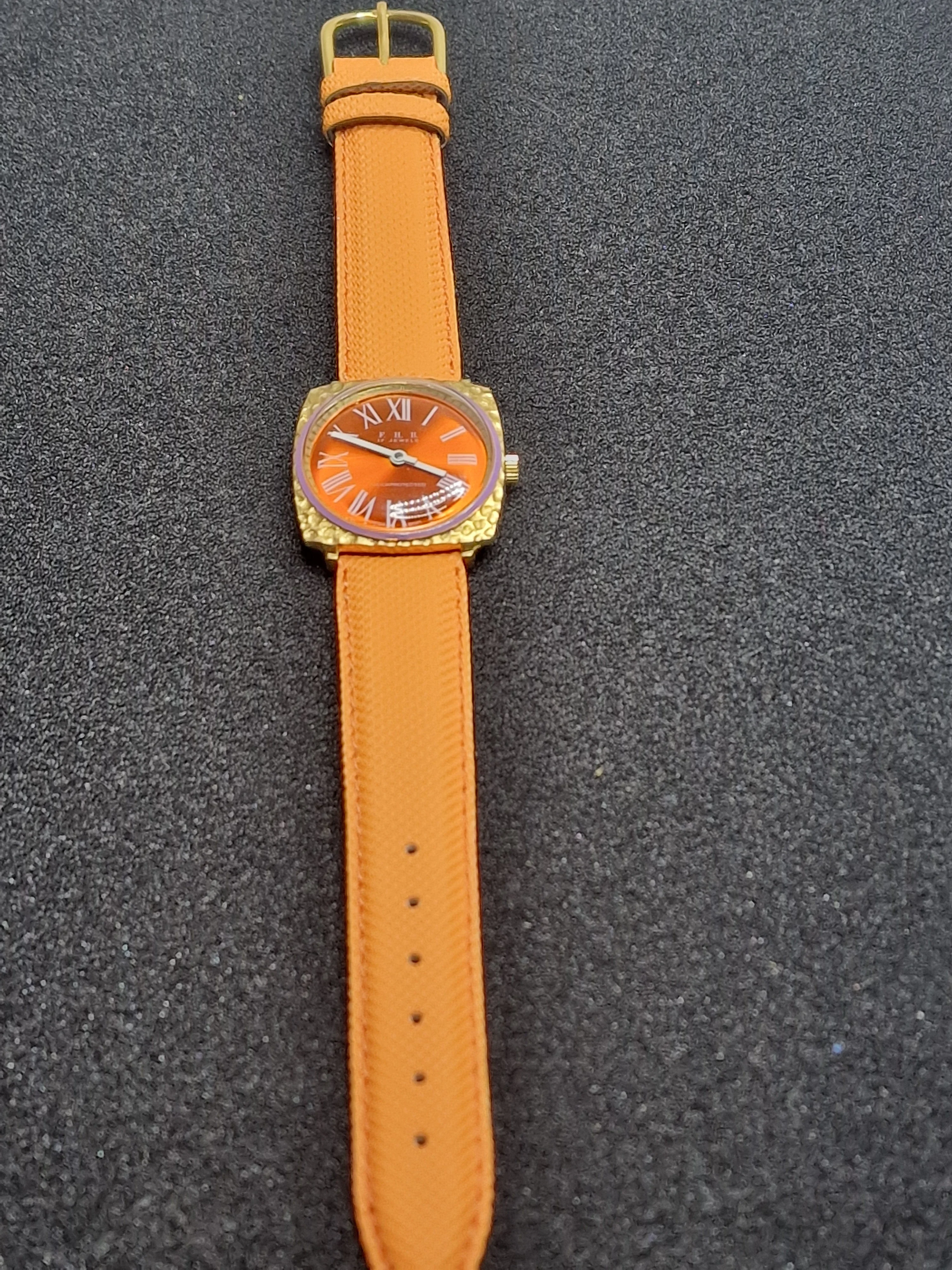 Unworn Vintage Ladies' Watch "F.H.B." – Swiss Made, Hand-Wound, 70s/80s, Ultra Slim 8