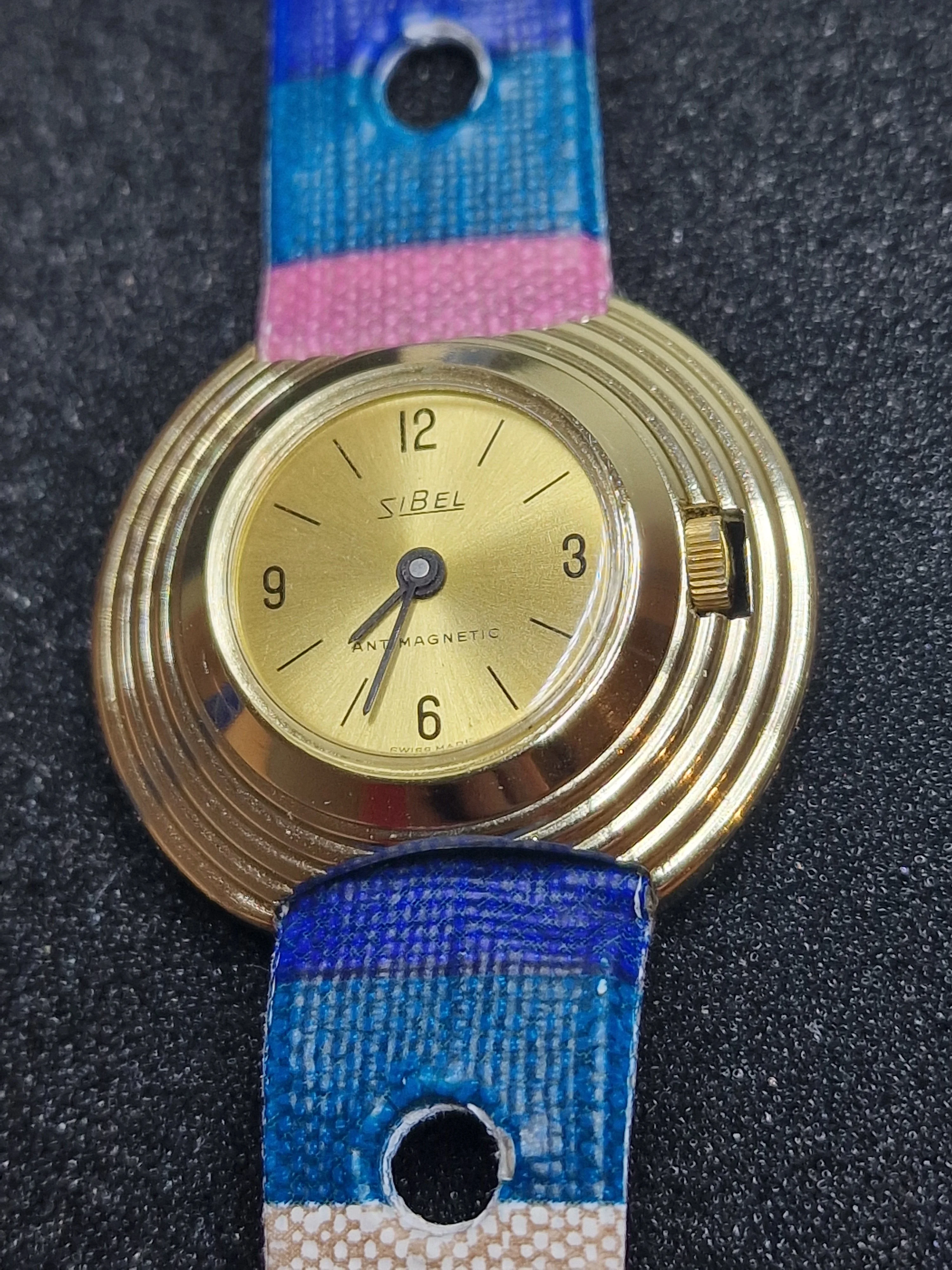 💎 Unworn Vintage Ladies' Watch "SIBEL" – Swiss Made, Hand-Wound, Early 1970s, 33mm
