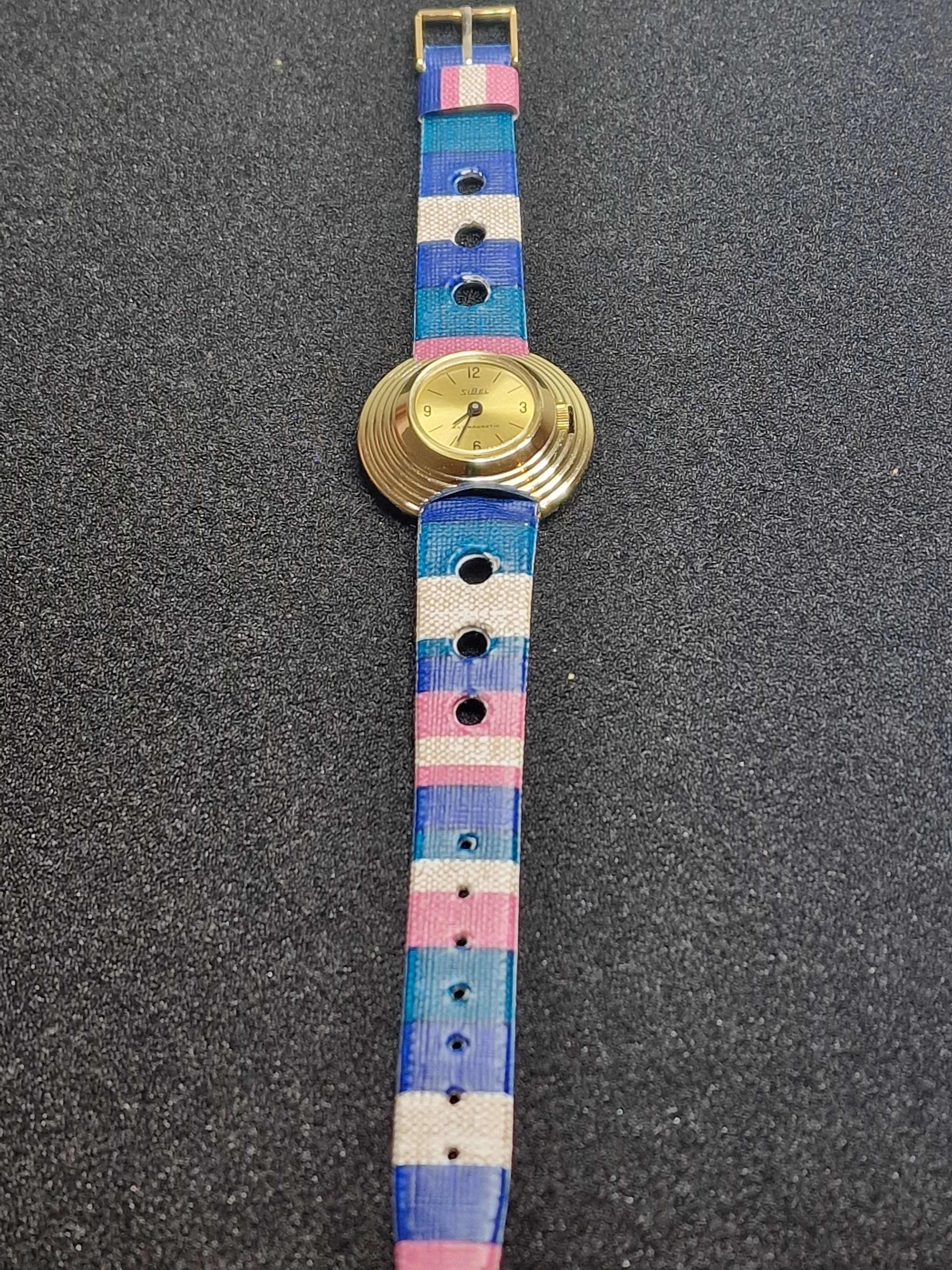 💎 Unworn Vintage Ladies' Watch "SIBEL" – Swiss Made, Hand-Wound, Early 1970s, 33mm 2