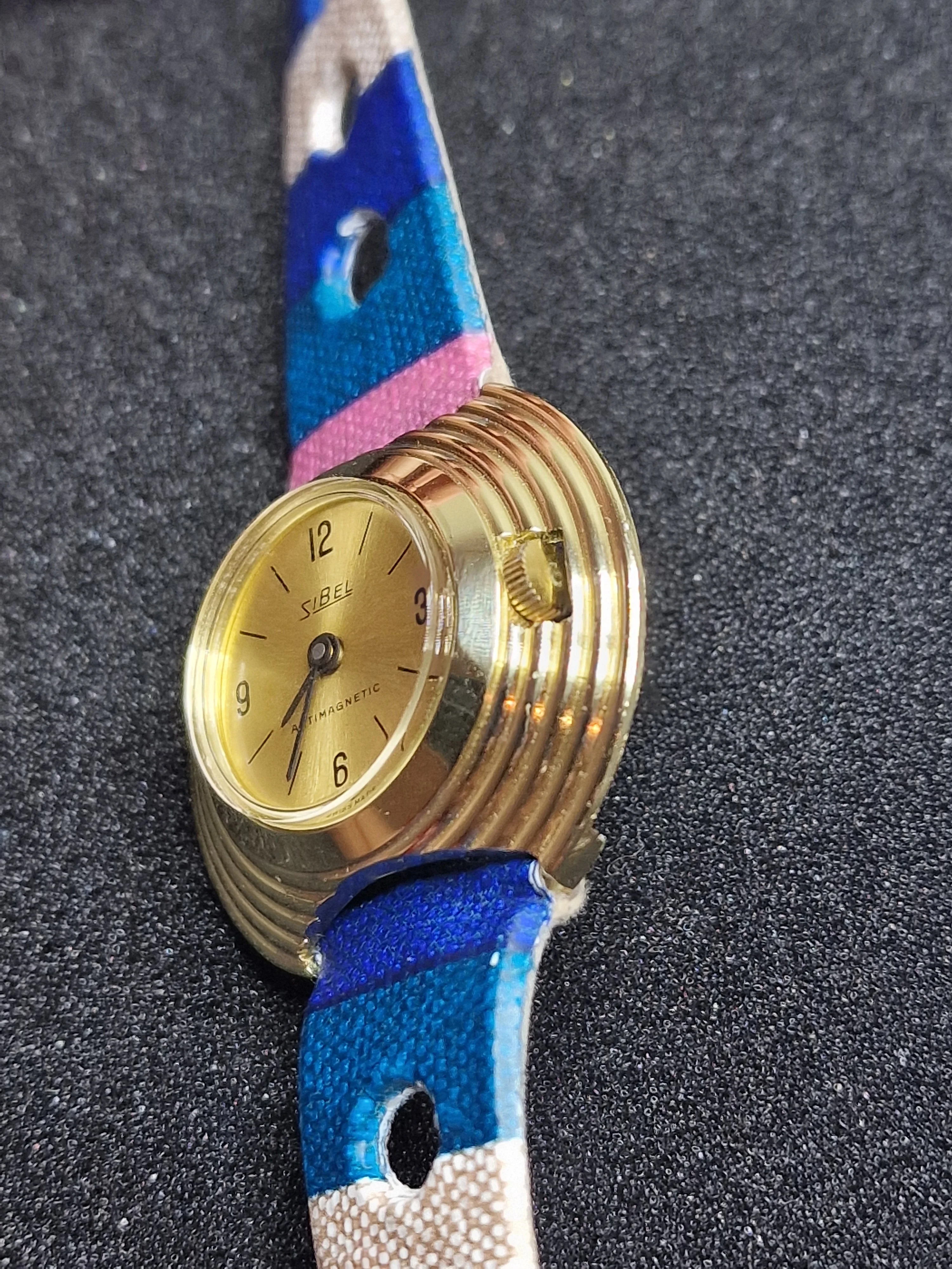 💎 Unworn Vintage Ladies' Watch "SIBEL" – Swiss Made, Hand-Wound, Early 1970s, 33mm 4