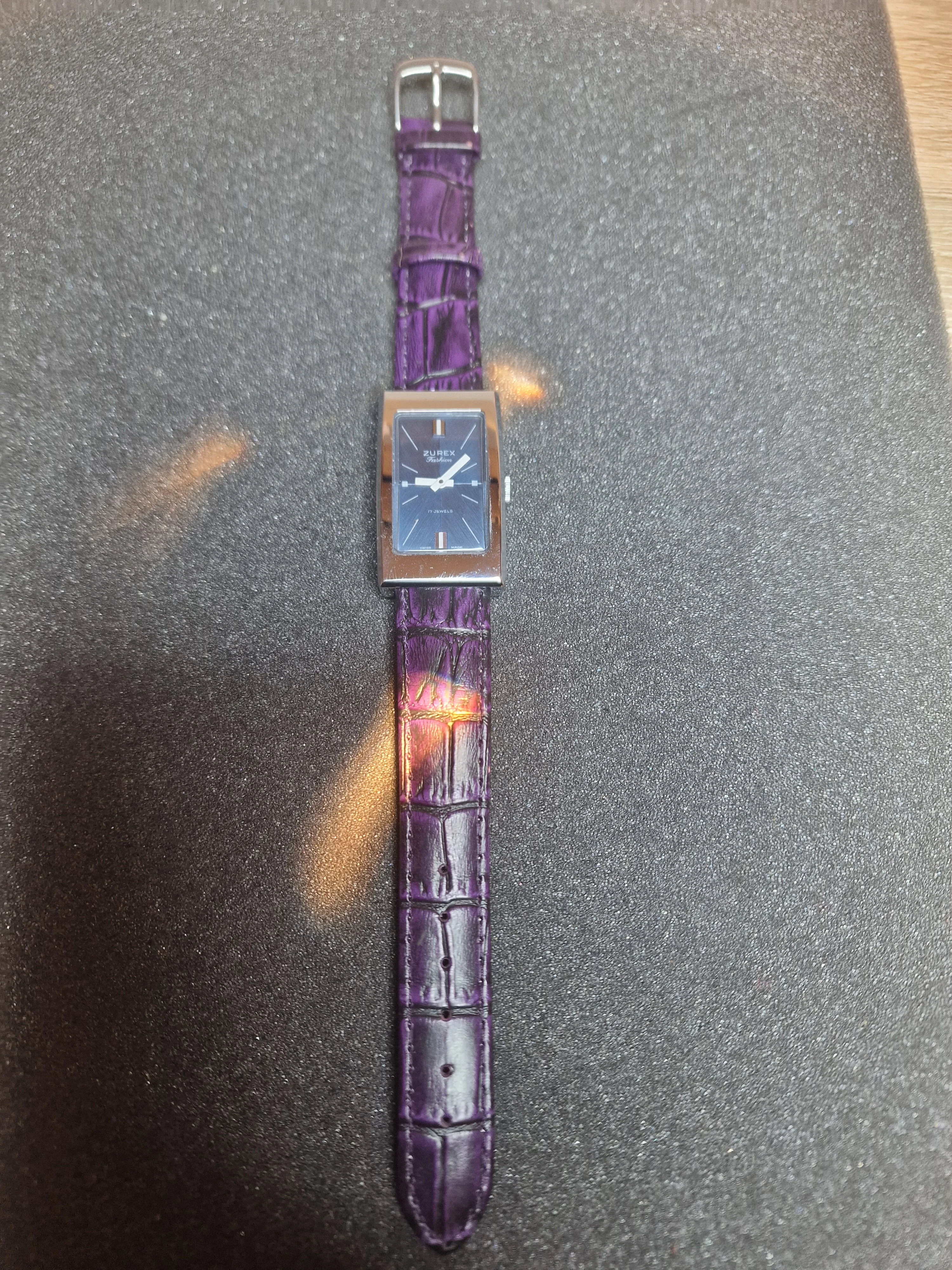 Unworn Vintage Ladies' Watch "ZUREX" – 70s/80s, Swiss Made, Very Flat Design 2