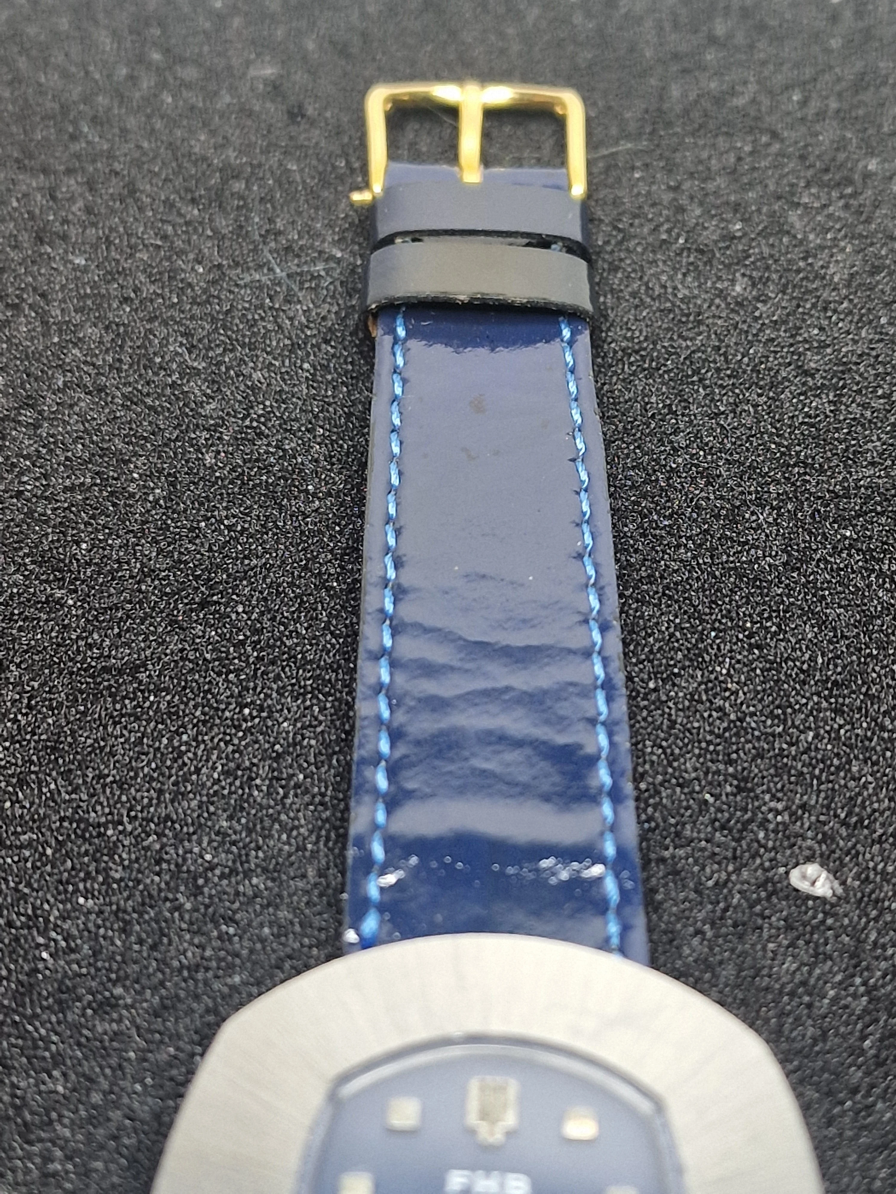 Unworn Vintage Men’s Watch "F.H.B" – Swiss Made, Hand-Wound, 1960s/70s, Steel Case 8