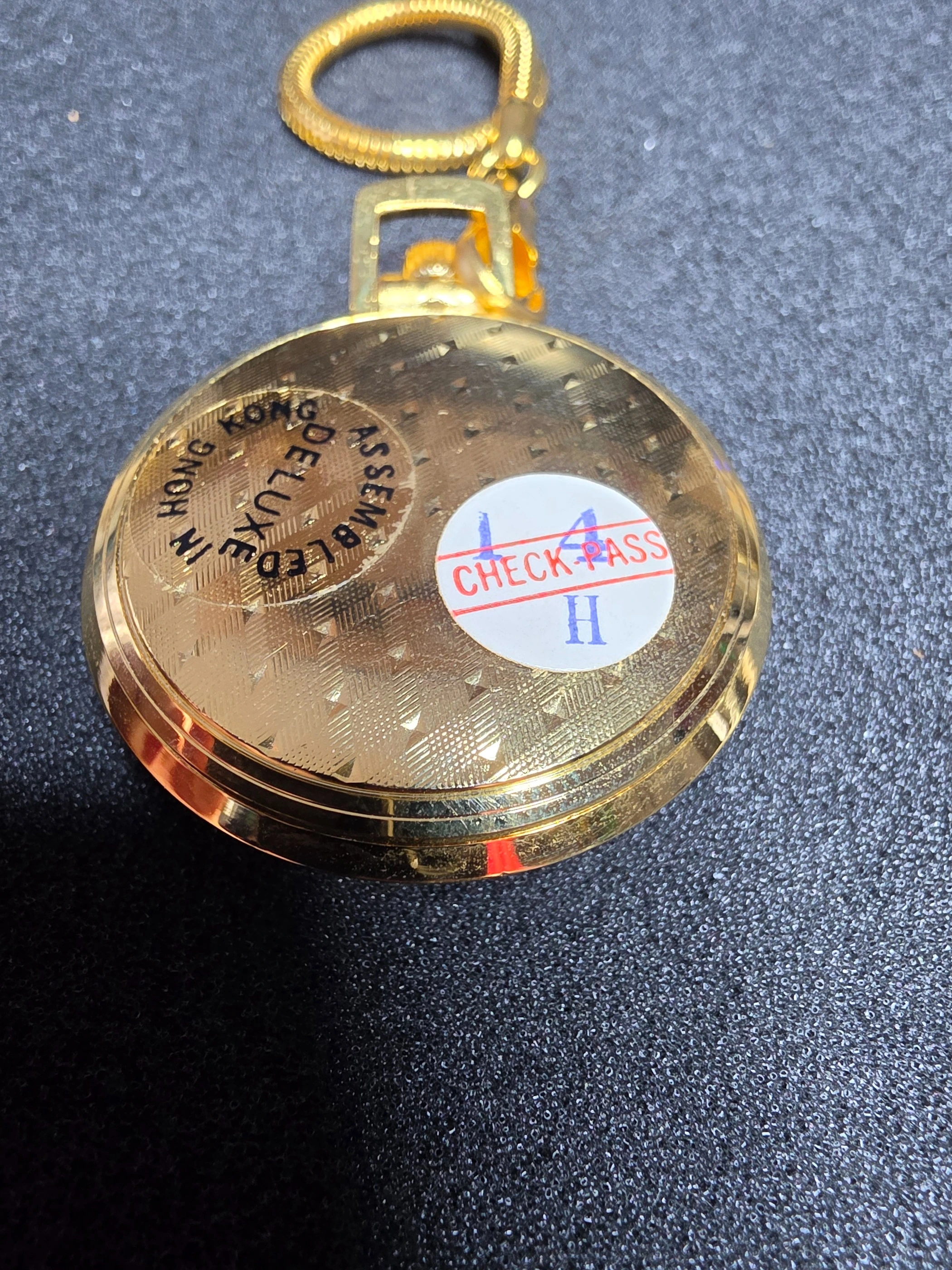 ⏱ Unworn Vintage Pocket Watch "ABON 21C" – Swiss Movement, Hand-Wound, 42mm, NOS + Chain 4