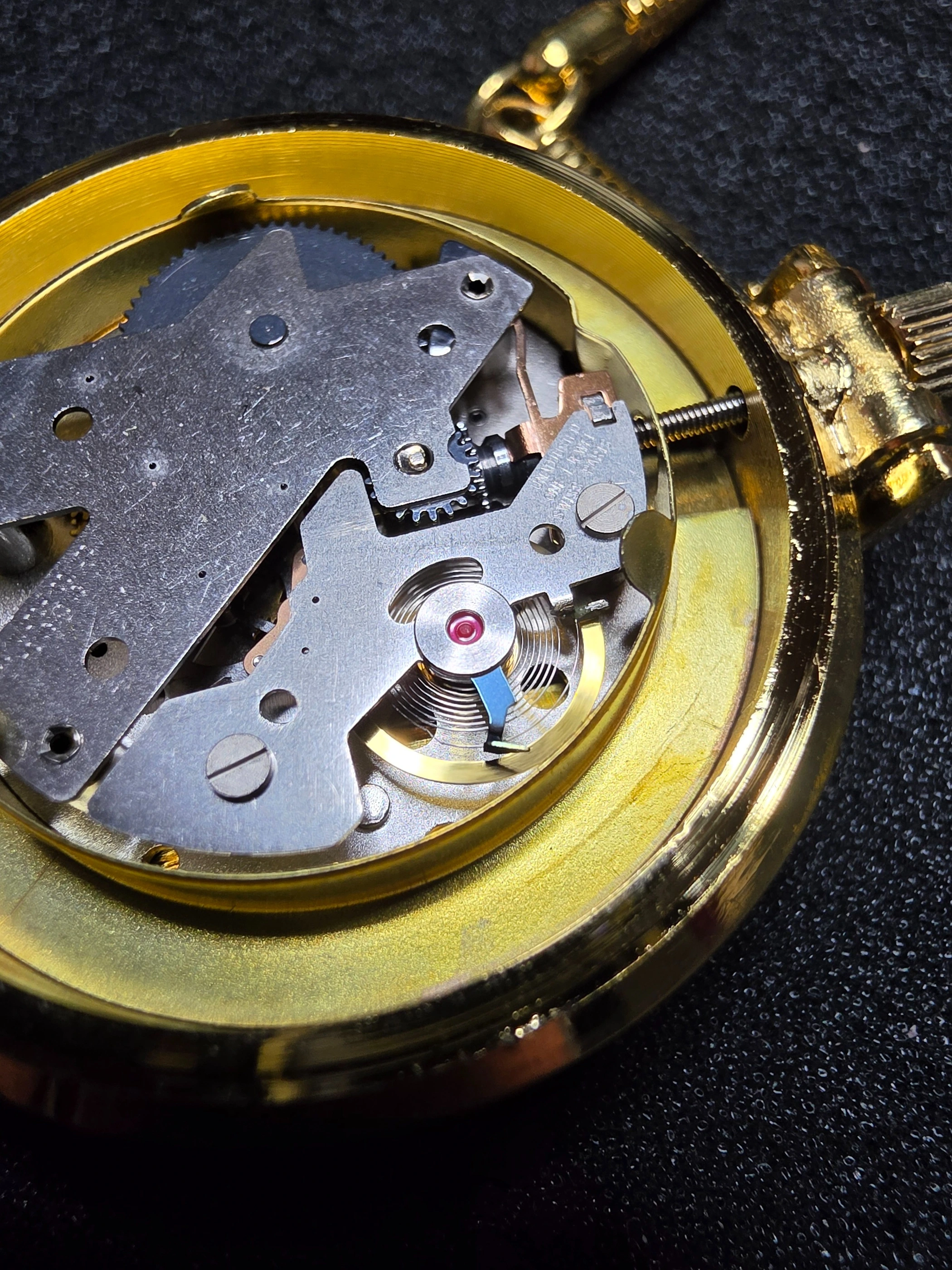 ⏱ Unworn Vintage Pocket Watch "ABON 21C" – Swiss Movement, Hand-Wound, 42mm, NOS + Chain 7