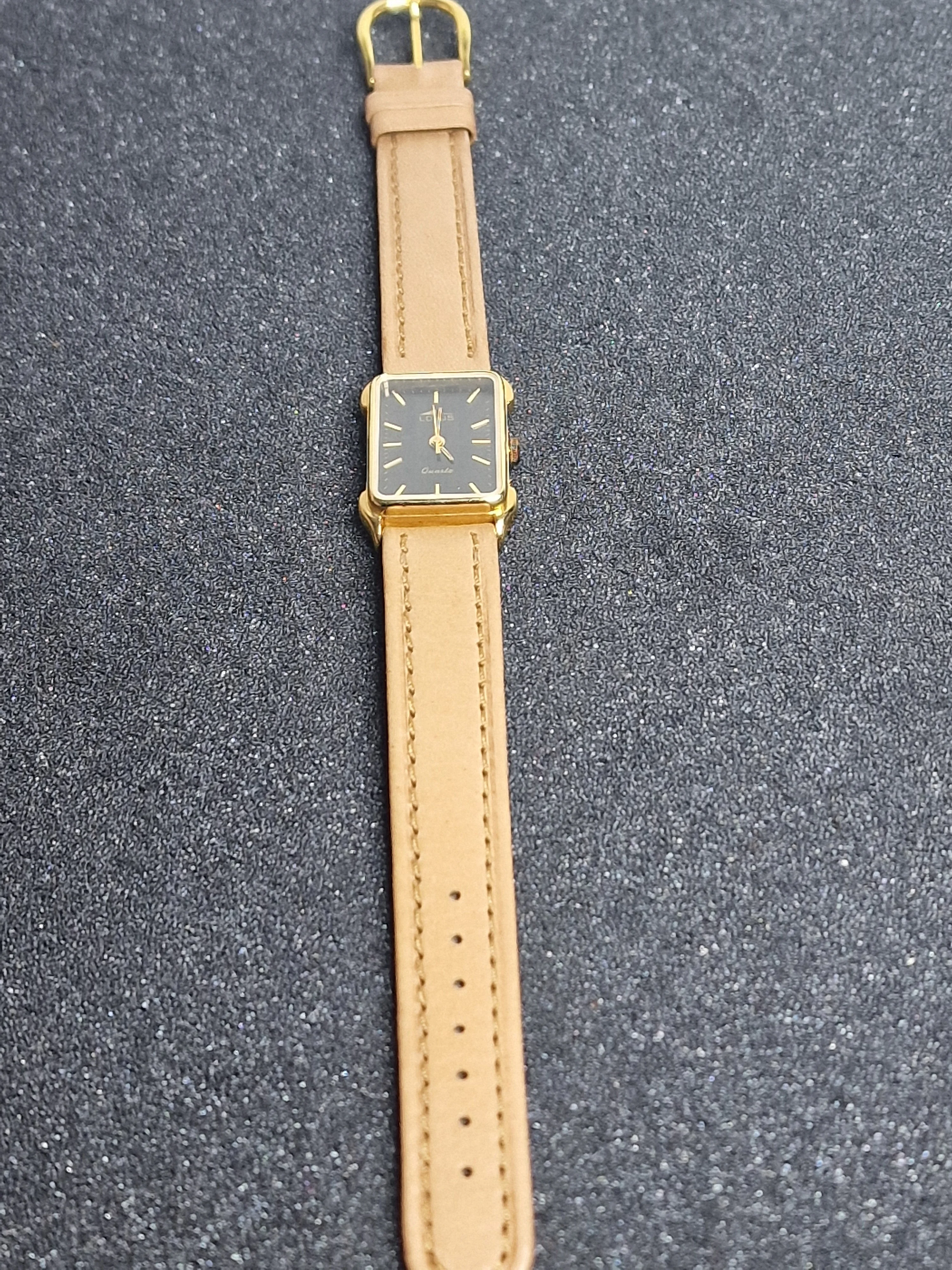 Unworn Vintage Quartz Watch "LOTUS" – Swiss Made, 70s/80s, Old Stock 2
