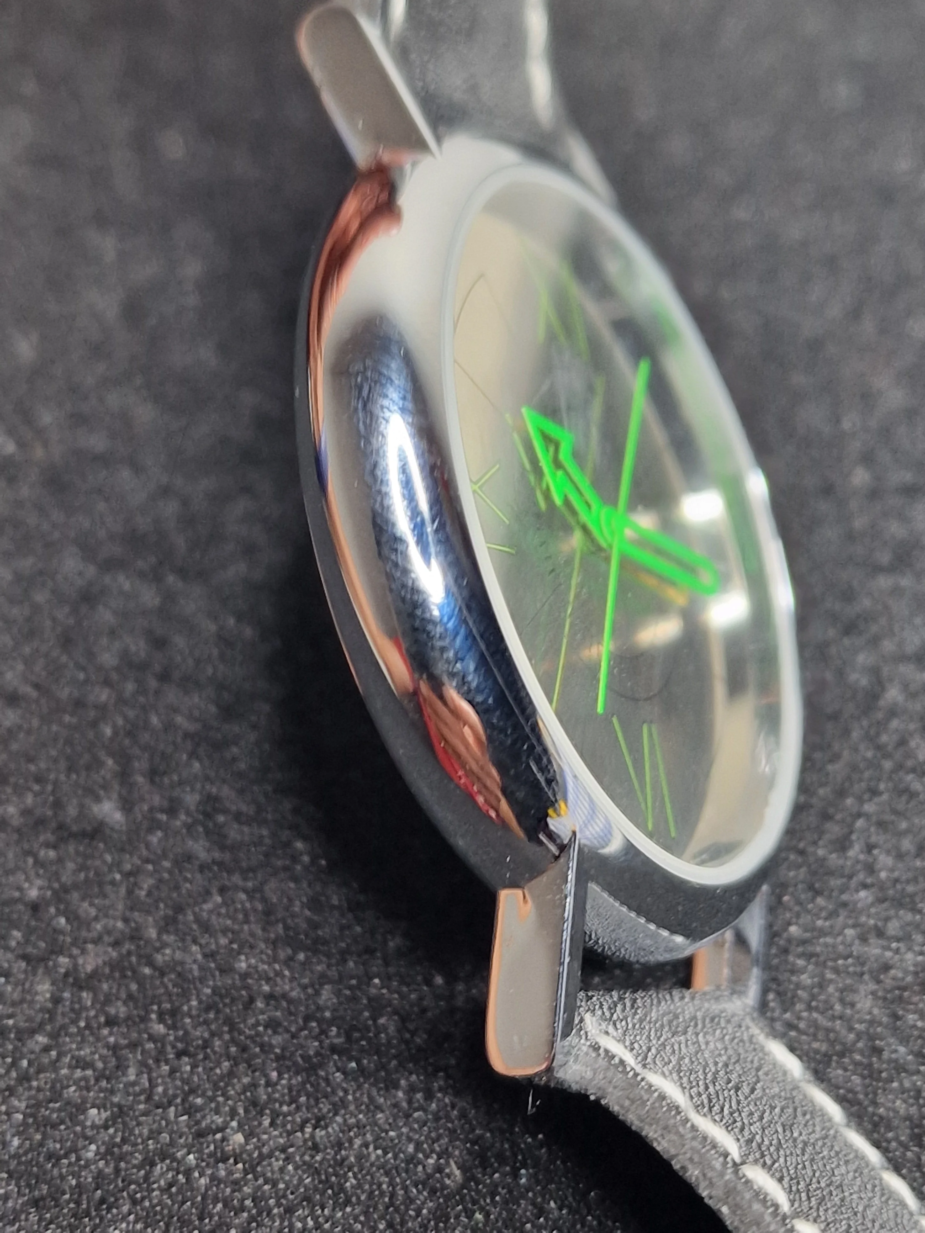 Unworn Vintage Quartz Watch – Swiss Made – Cattin Movement – 80s–90s – 42mm – NOS 6
