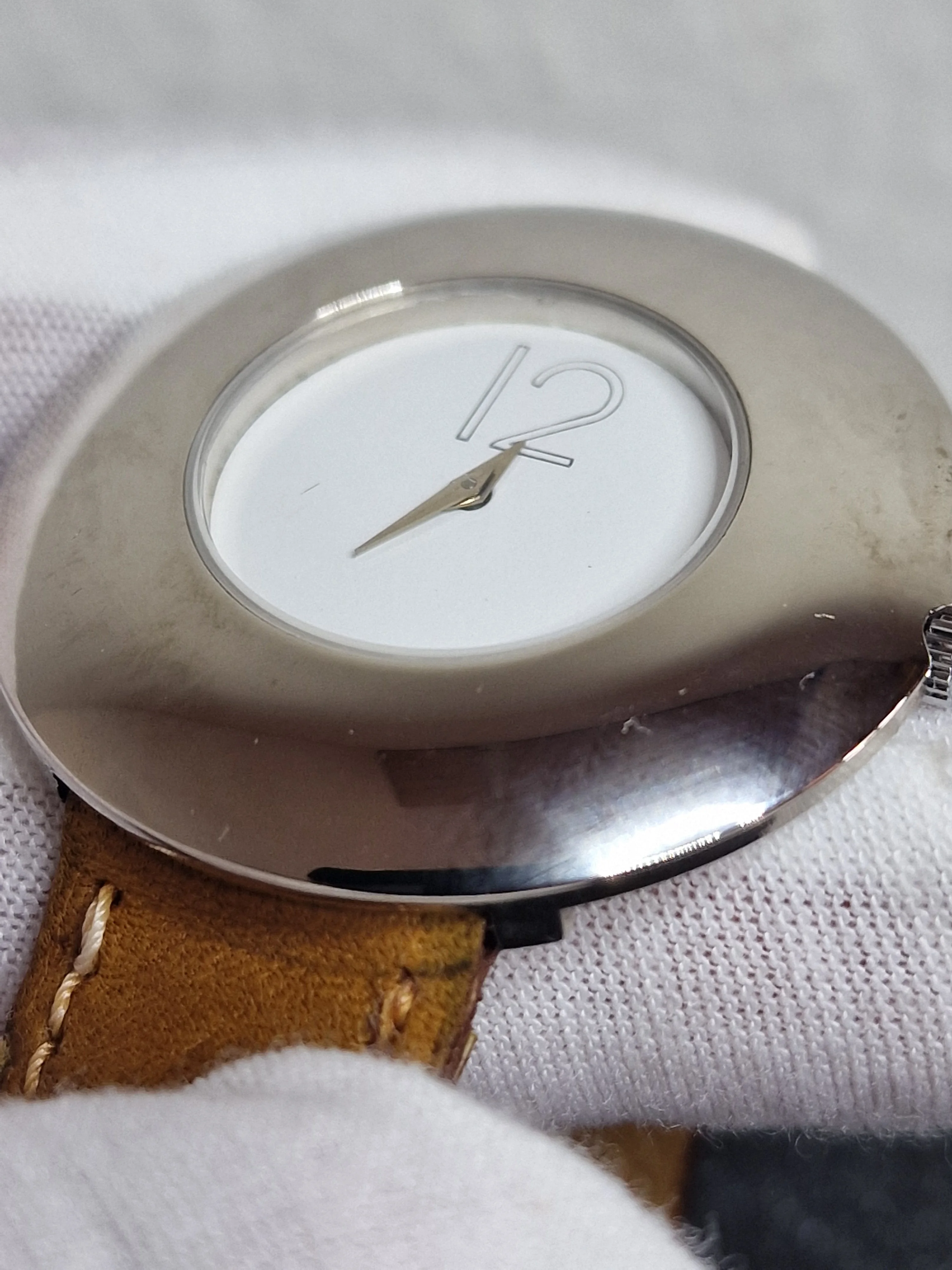 Unworn Vintage Quartz Watch – Swiss Made, Cattin Movement, 40mm, 80s/90s, Old Basel Stock 4