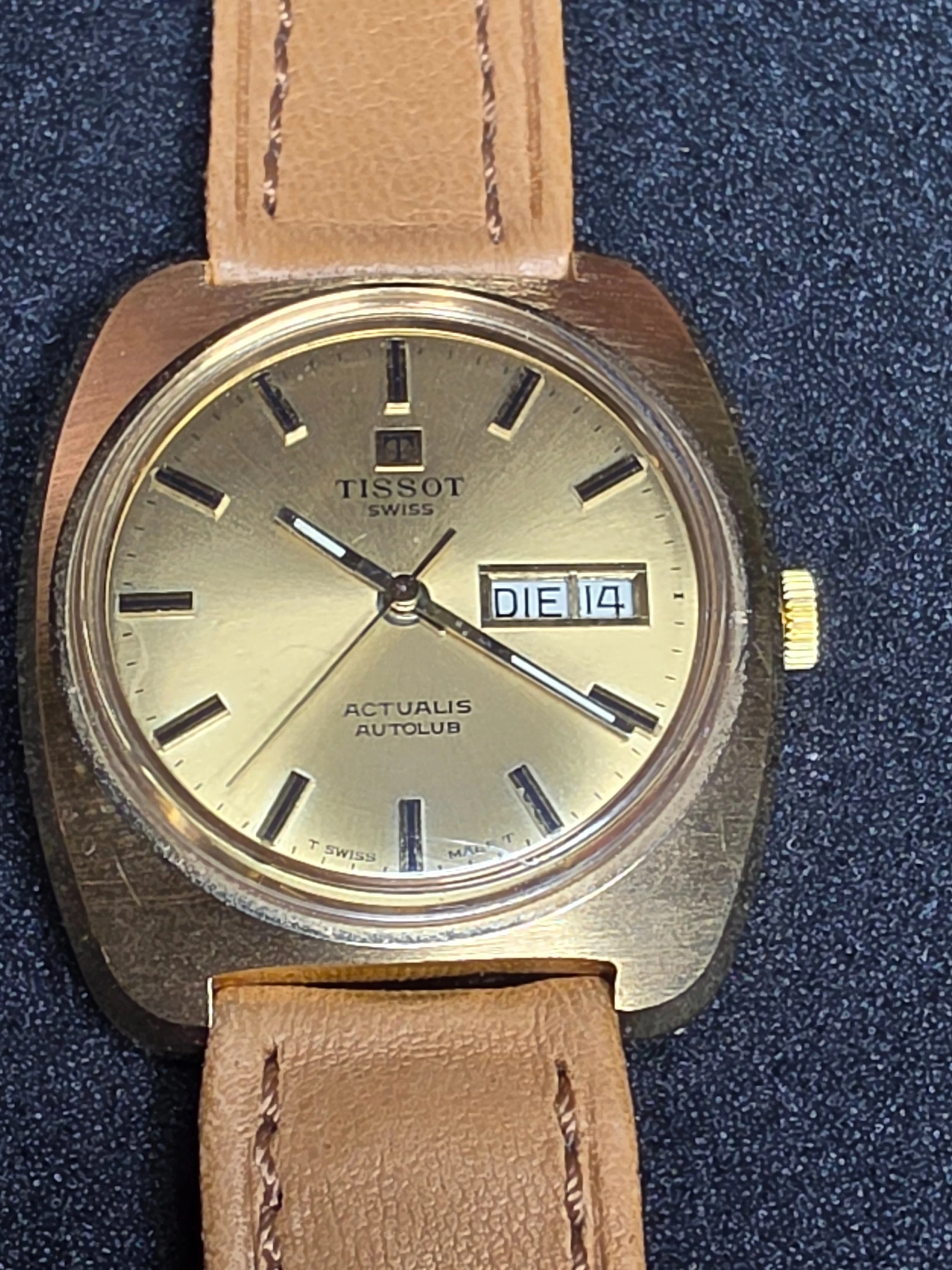 Unworn Vintage TISSOT Actualis Autolub – Swiss Made, Hand-Wound, 1960s, Old Stock