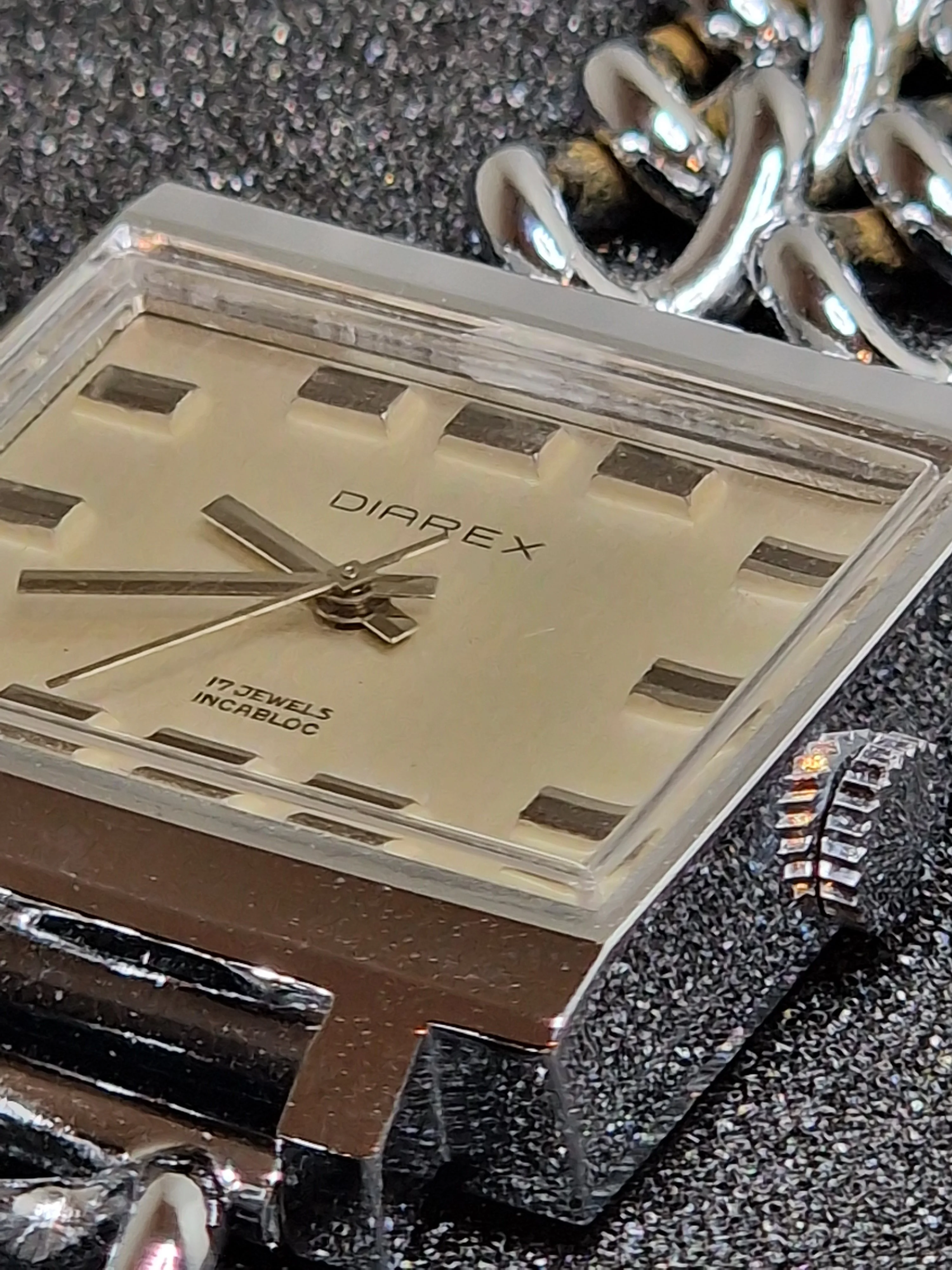 Unworn Vintage Watch "DIAREX" – Swiss Made, Hand-Wound, 60s/70s, Steel Case, 40mm 17