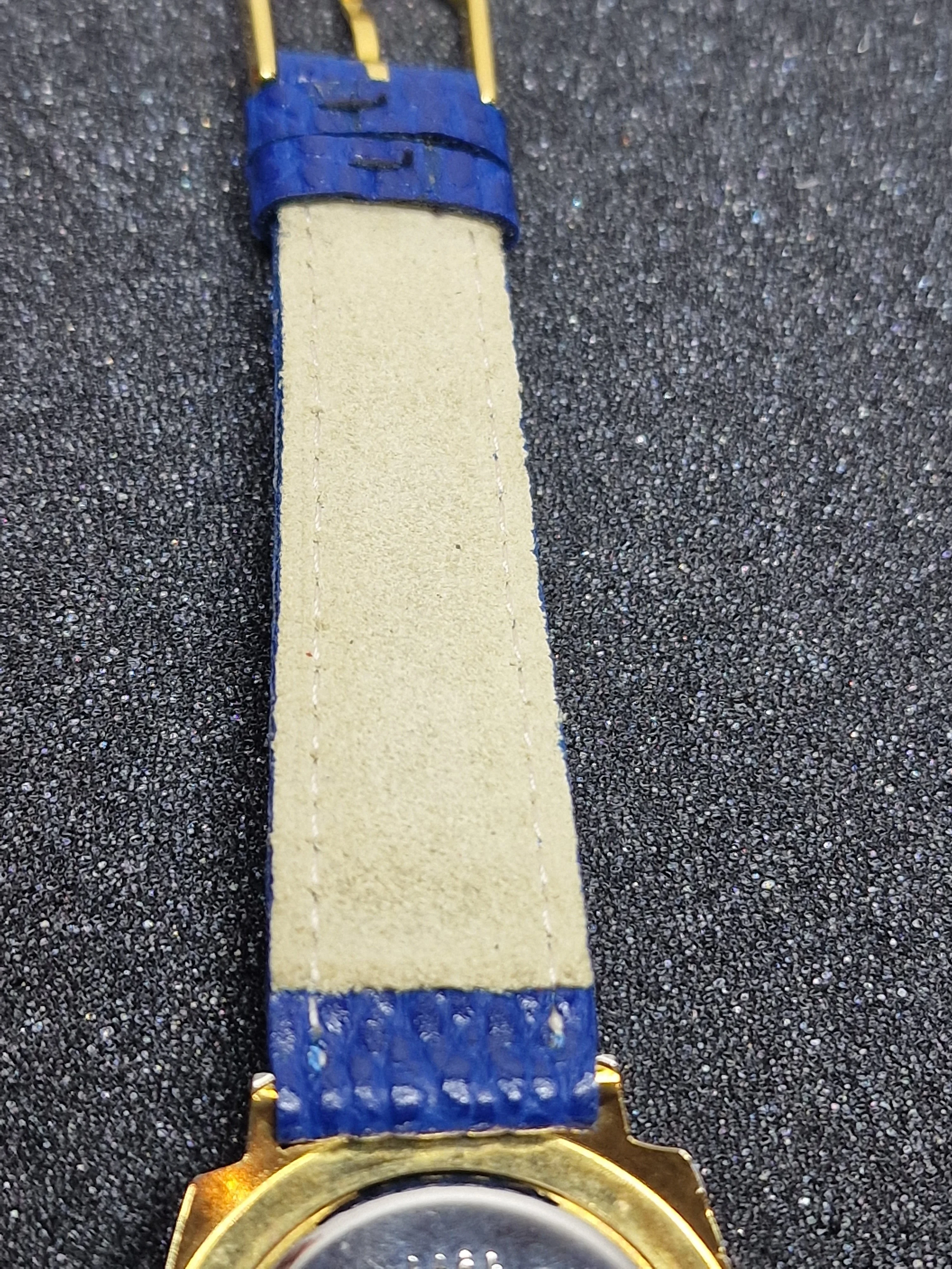 Unworn Vintage Watch "Fero-Feldmann" – Swiss Made, Hand-Wound, 60s/70s, Blue Strap 11