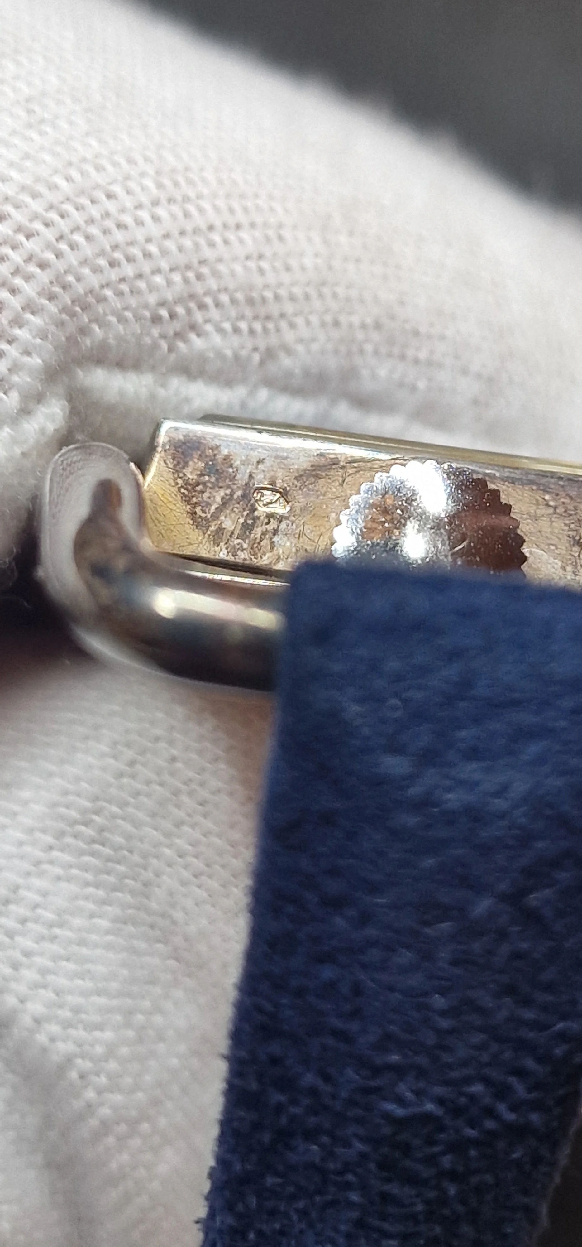Unworn Vintage Watch "Heno" – 0.800 Sterling Silver Case & Bracelet, Hand-Wound, 24mm 11