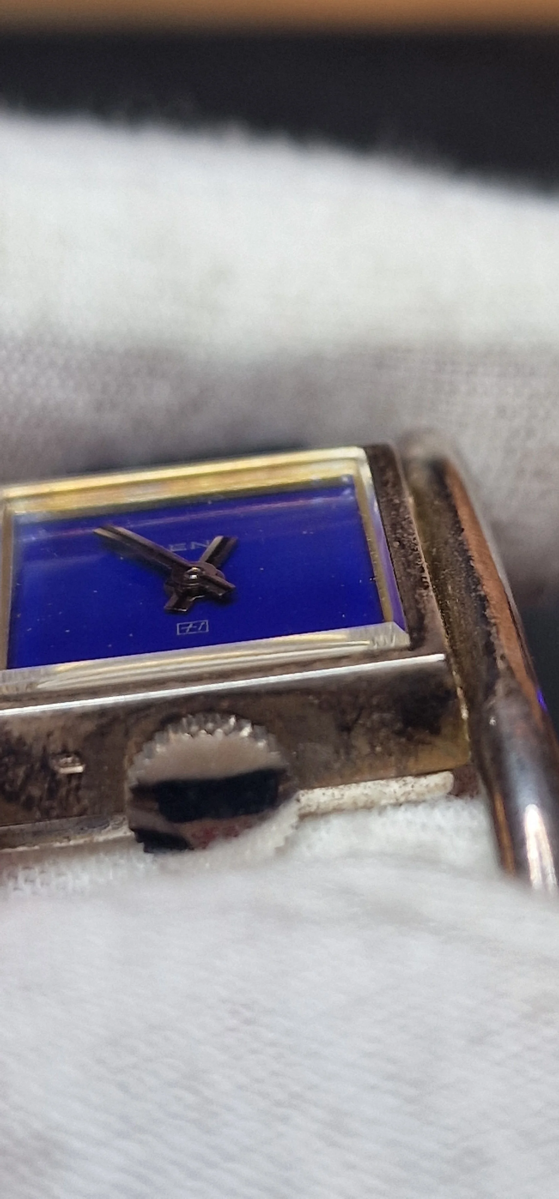 Unworn Vintage Watch "Heno" – 0.800 Sterling Silver Case & Bracelet, Hand-Wound, 24mm 12