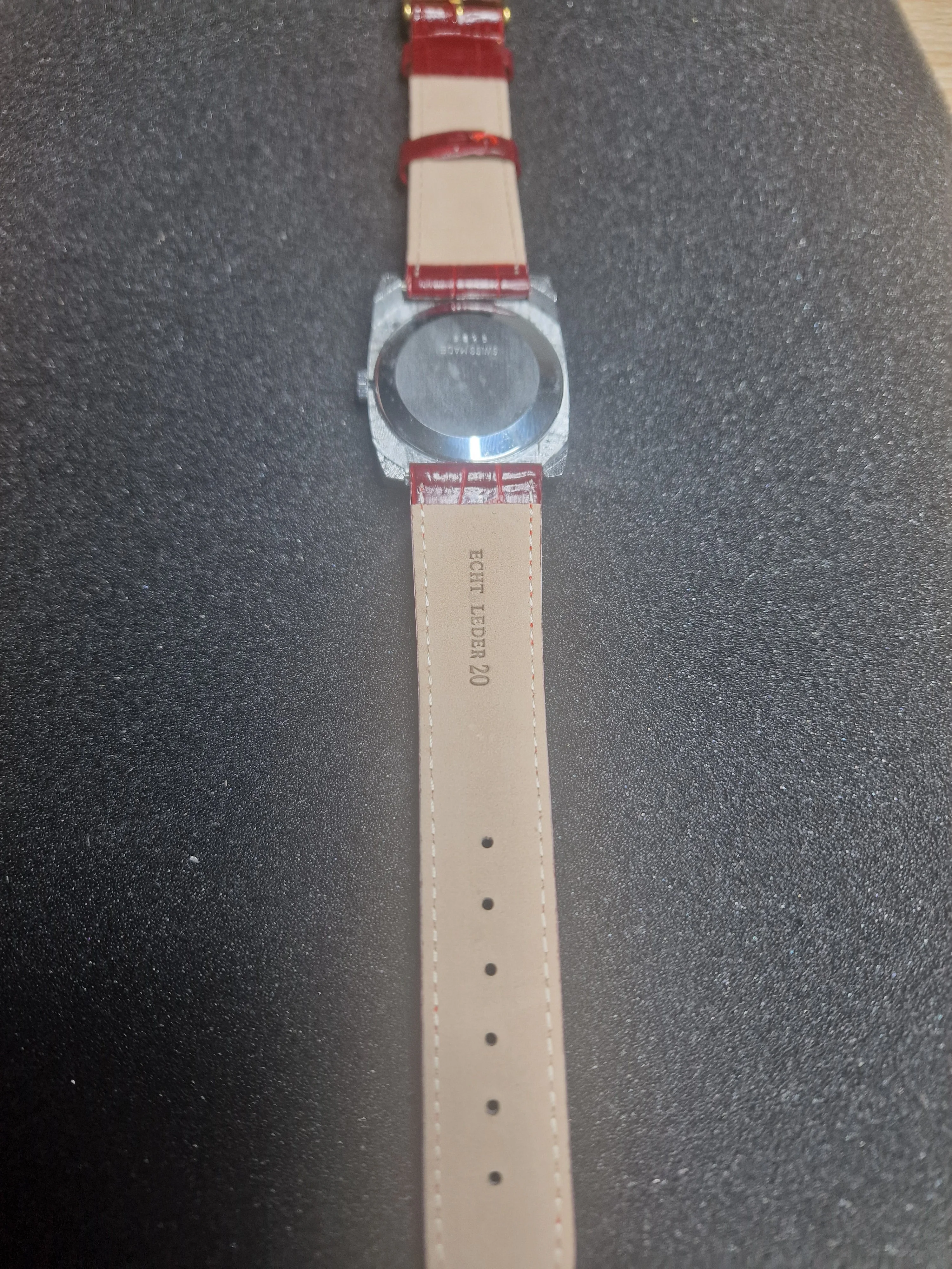 Unworn Vintage Watch "Lincoln" – 17 Jewels, Hand-Wound, Steel Case, 32mm, Old Stock - 6