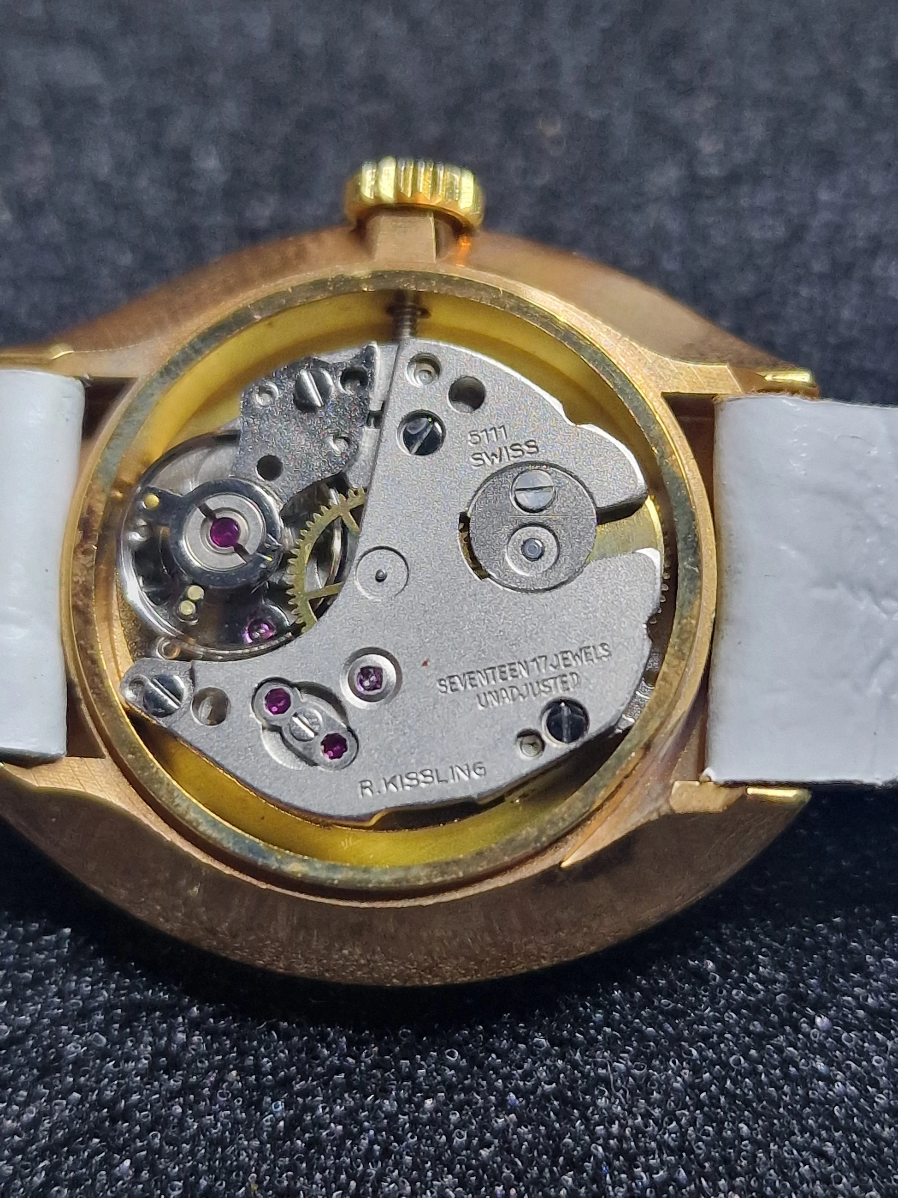 Unworn Vintage Watch "LUIS DAVID" – Swiss Made, R. Kissling Hand-Wound Movement, 50s/60s, Old Stock 10