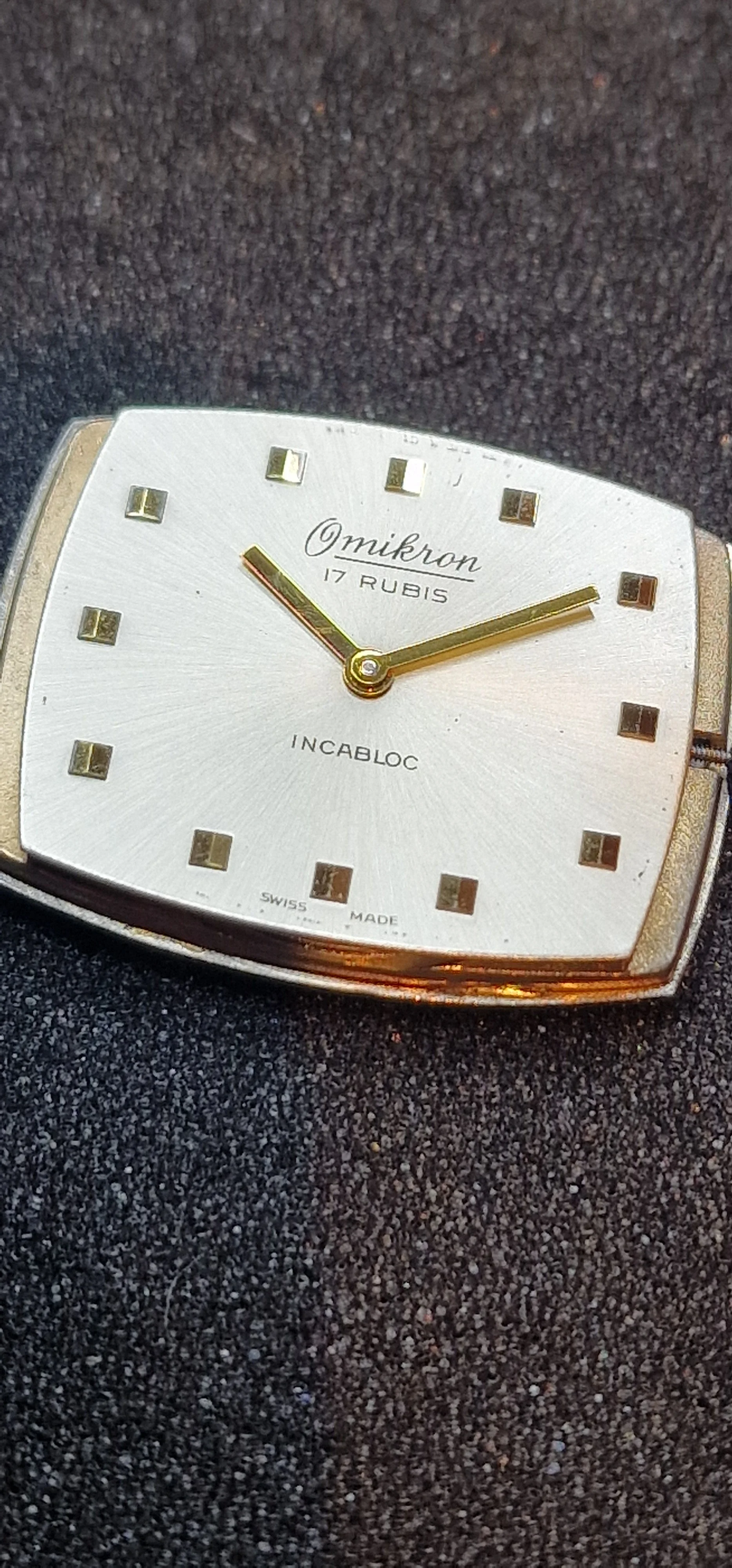 Unworn Vintage Watch "Omikron" – Swiss Made, Hand-Wound, 70s/80s, Ultra Slim Design 7