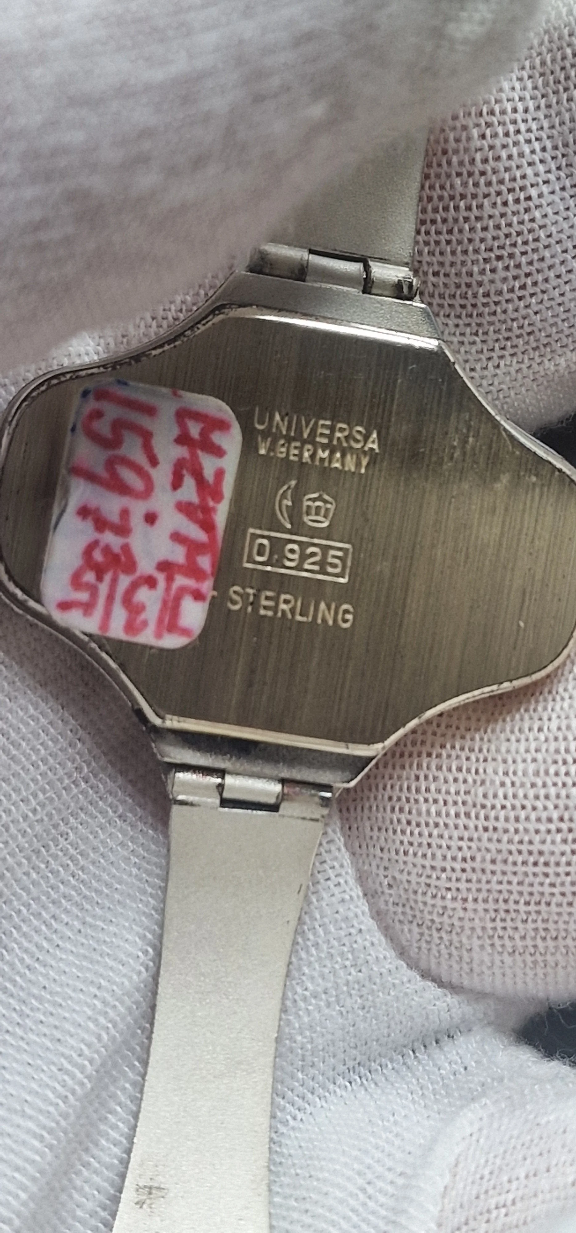 Unworn Vintage Watch "Rotic 2000" – .925 Sterling Silver Case & Strap, Hand-Wound, 31mm 4