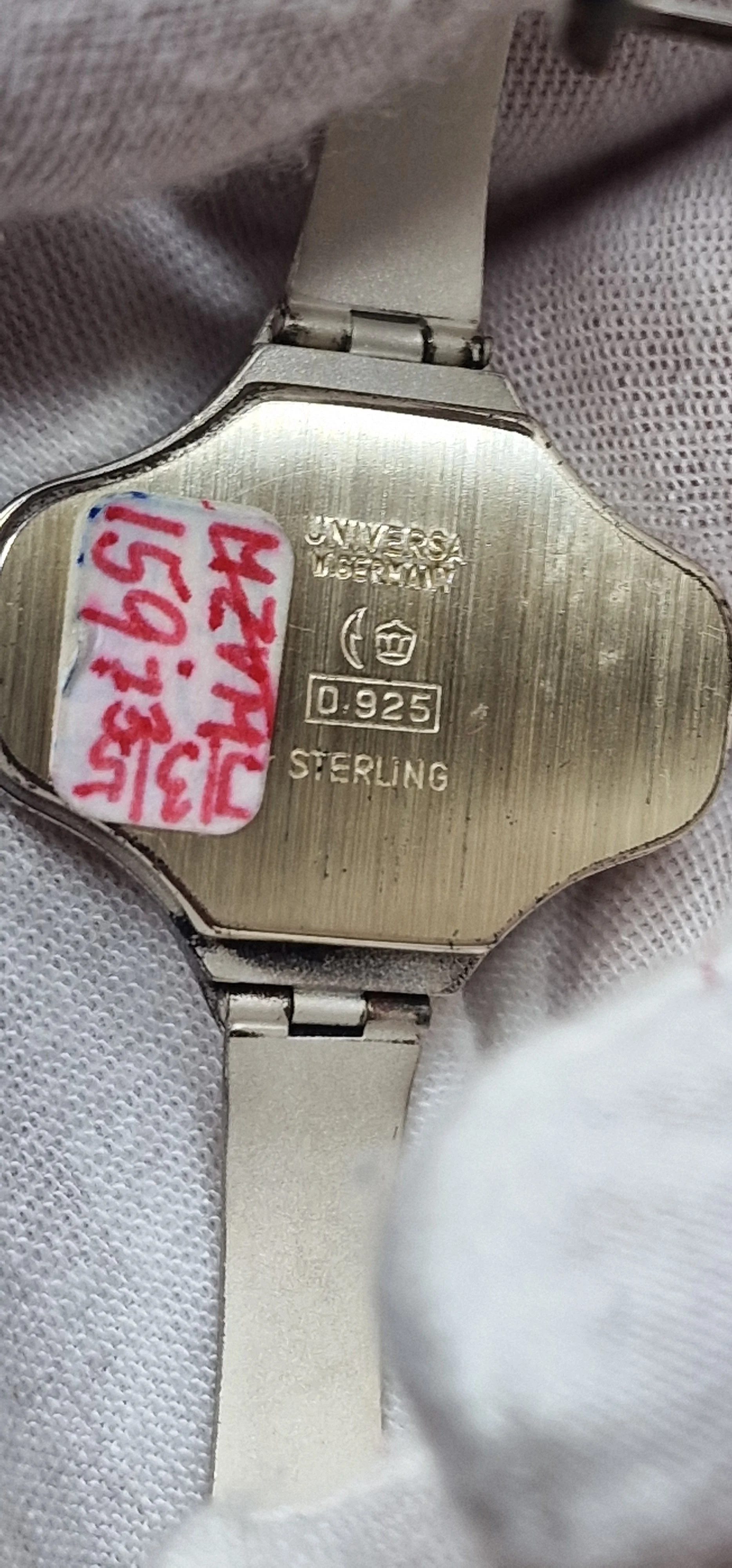 Unworn Vintage Watch "Rotic 2000" – .925 Sterling Silver Case & Strap, Hand-Wound, 31mm 9