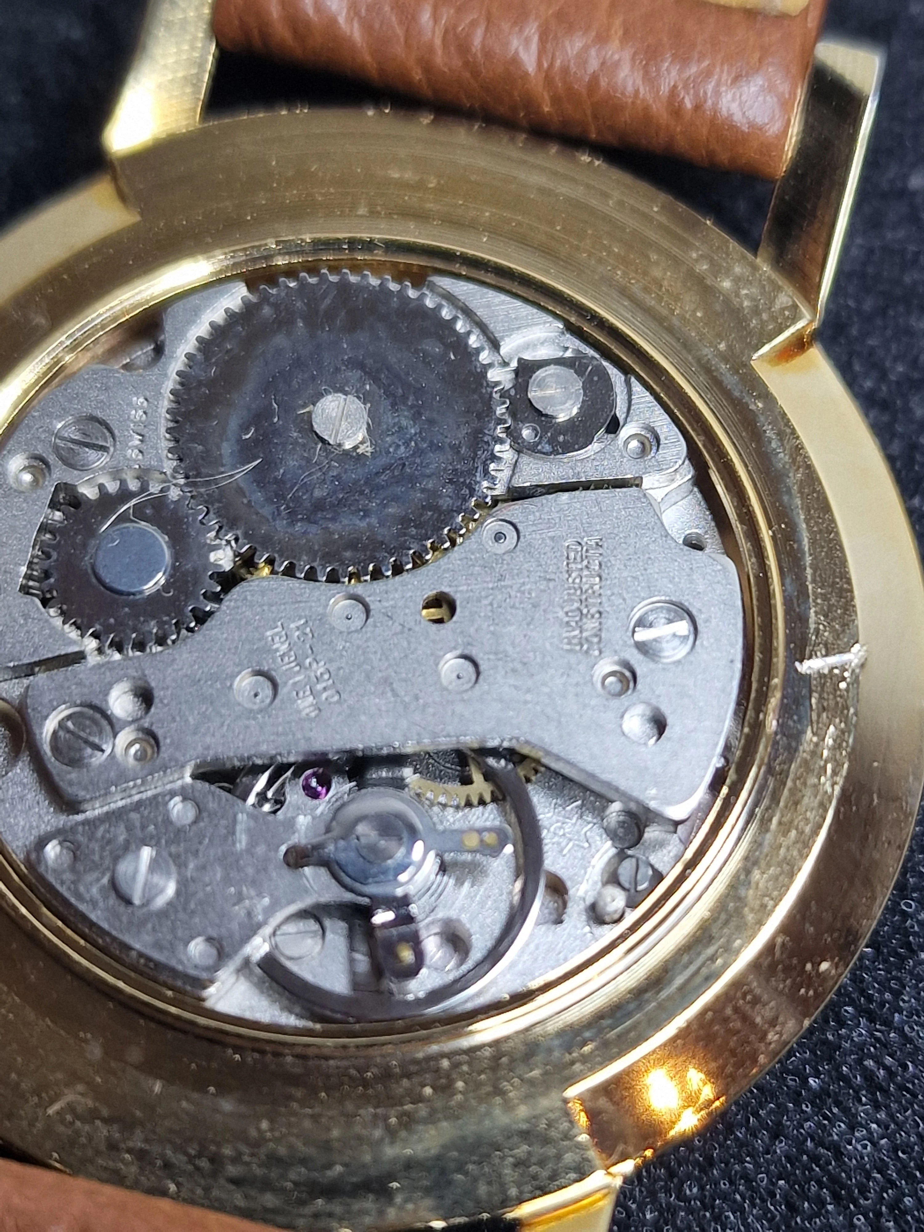 Unworn Vintage Watch "SECRETARY" – Swiss Made – Hand-Wound – 50s/60s – Gold-Tone – NOS 7